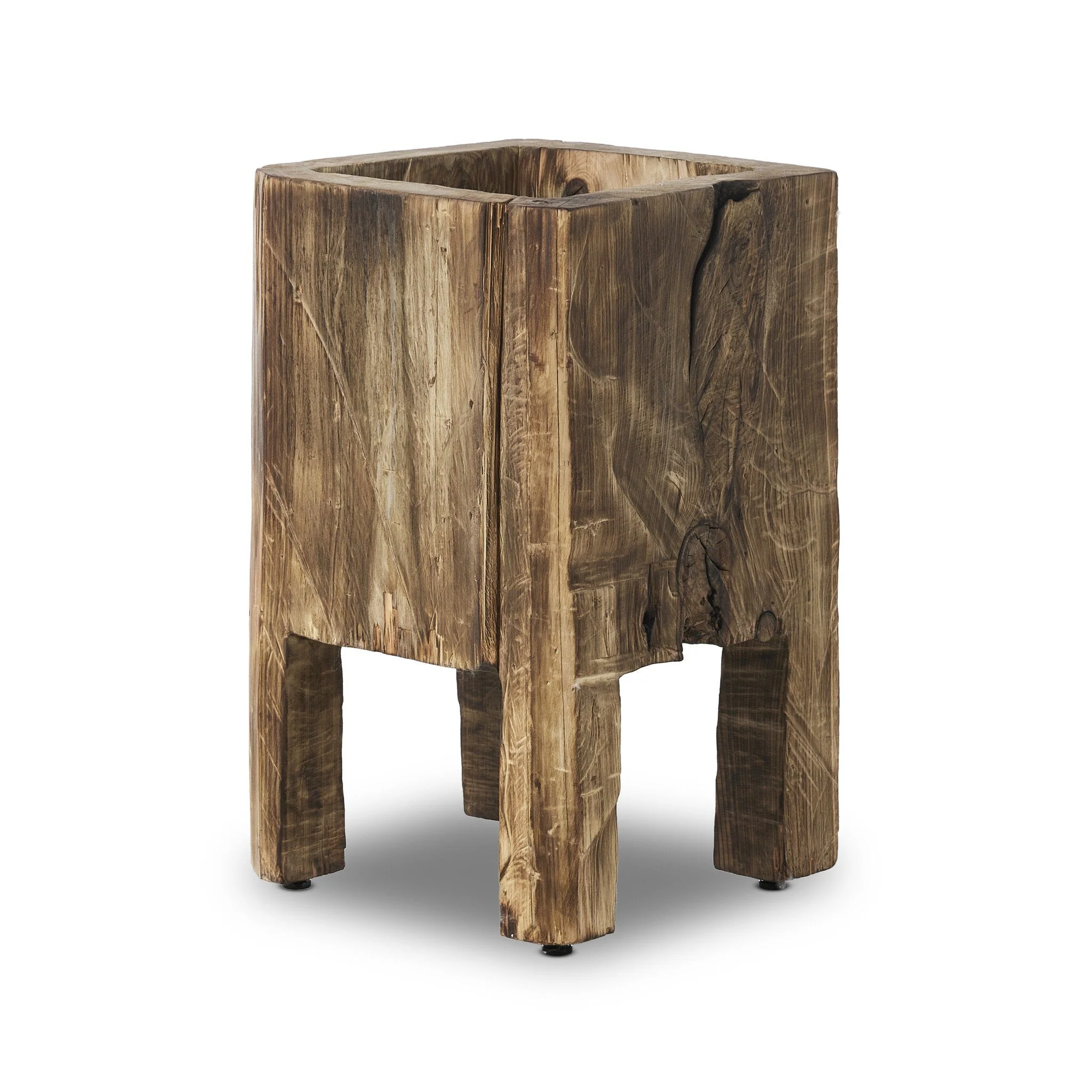 Tora Planter – Burnt Reclaimed | Medium