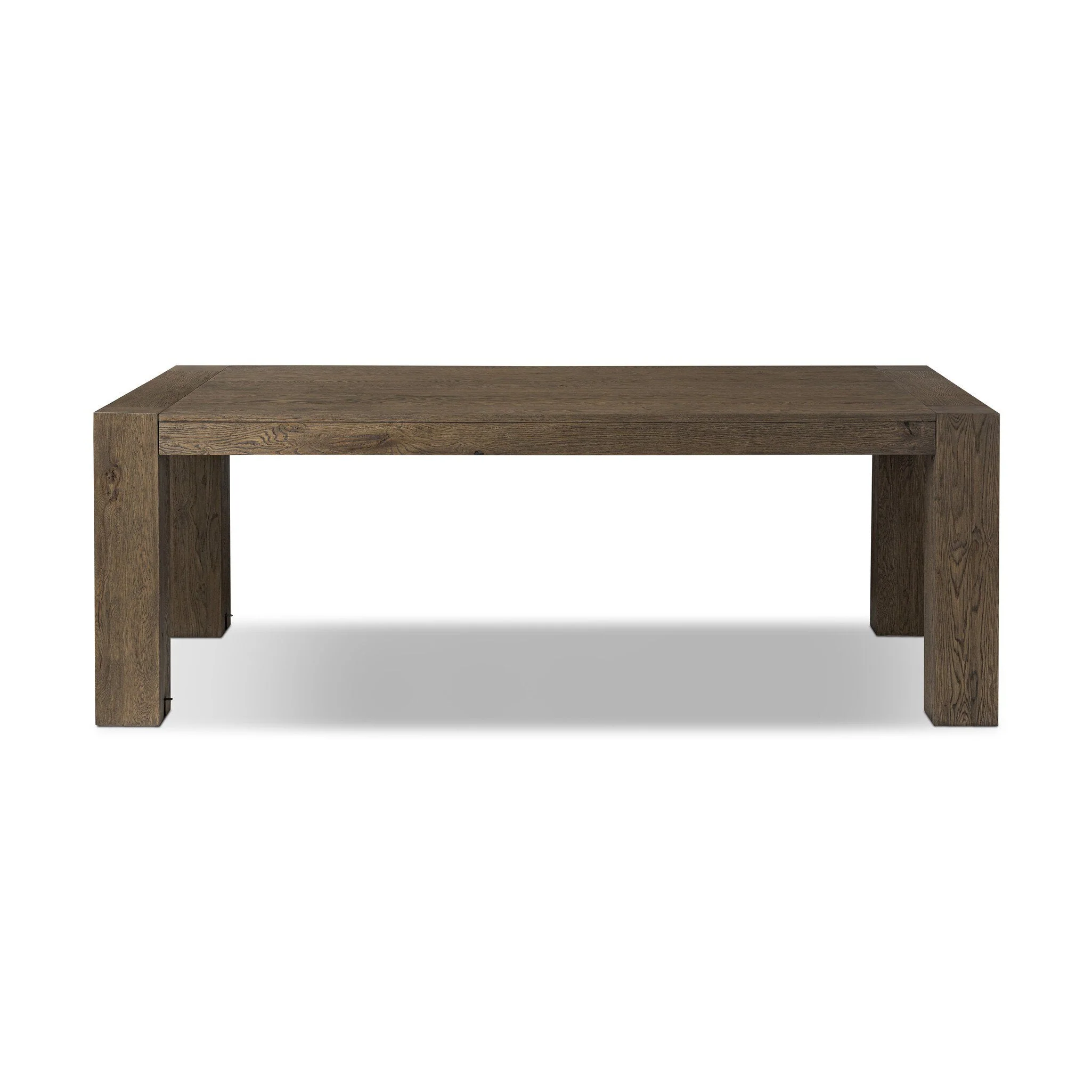 Coralie Extension Dining Table - Brown Oak Veneer - Image 1