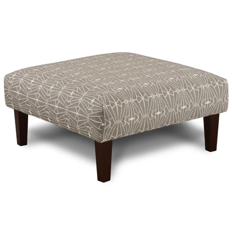 Fusion Furniture Fabric Ottoman 159 EMBLEM CHARCOAL - Image 1
