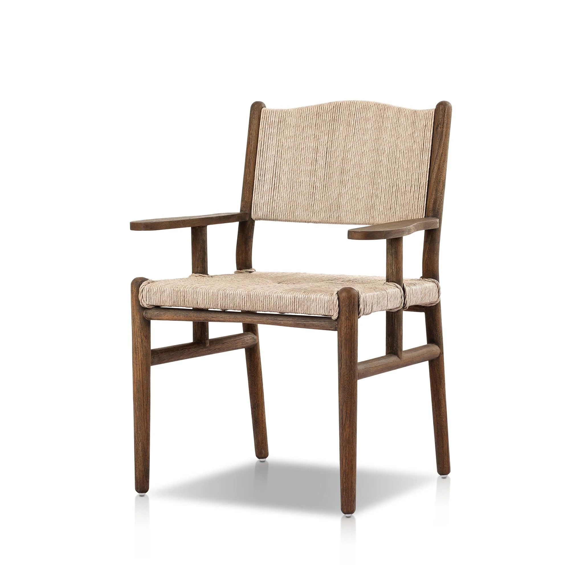 Herrin Outdoor Dining Armchair - Vintage White - Image 2