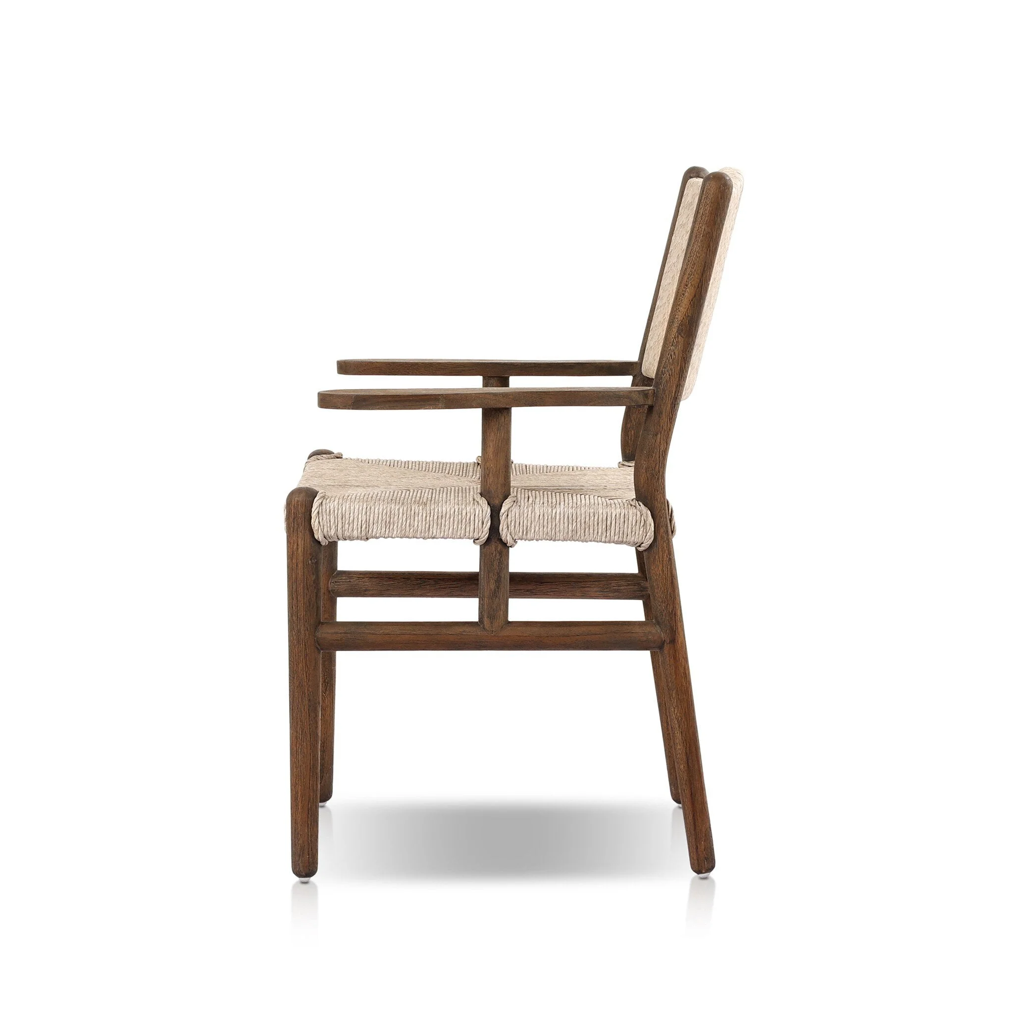 Herrin Outdoor Dining Armchair - Vintage White - Image 3