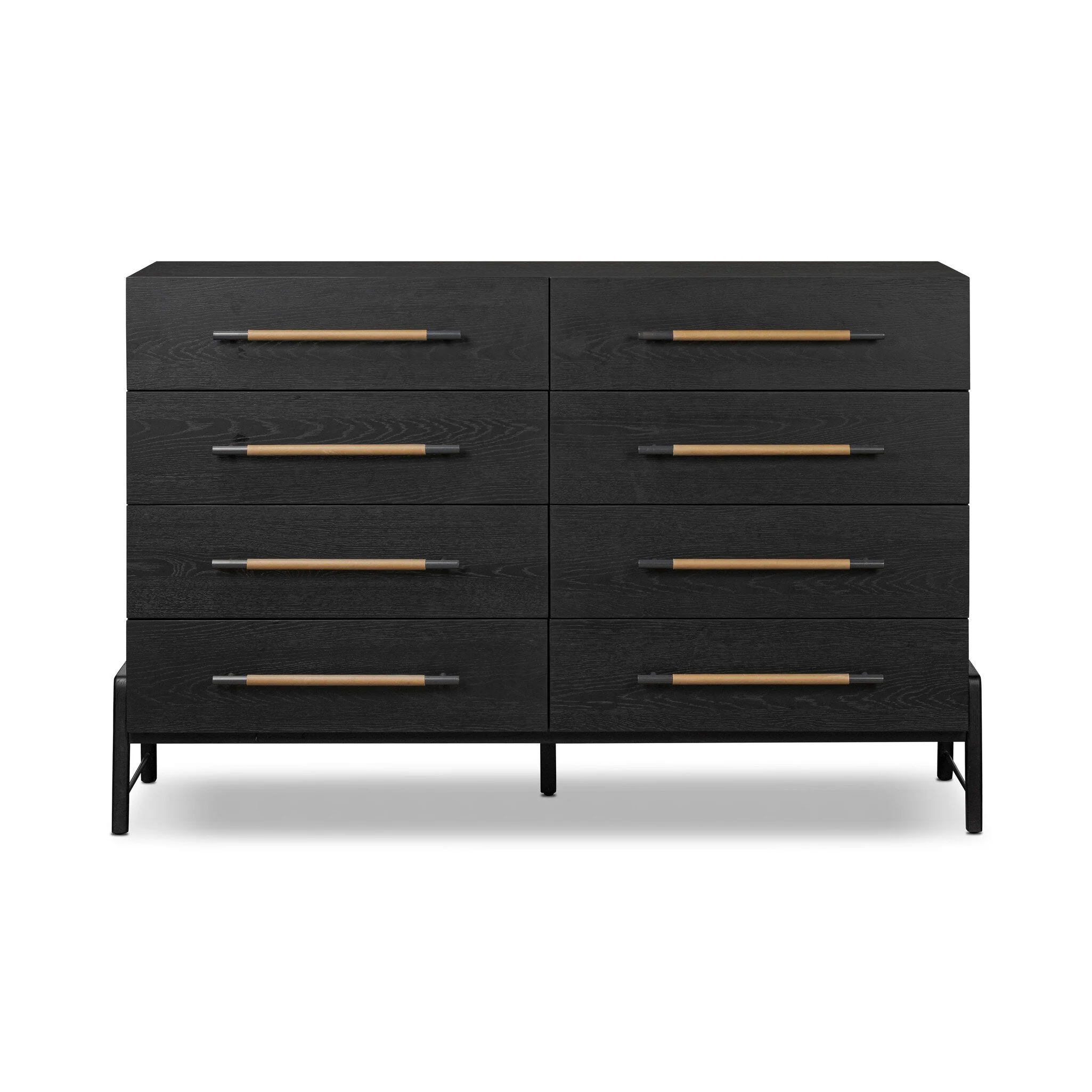 Rosedale 8 Drawer Dresser - Ebony Oak Veneer - Image 1