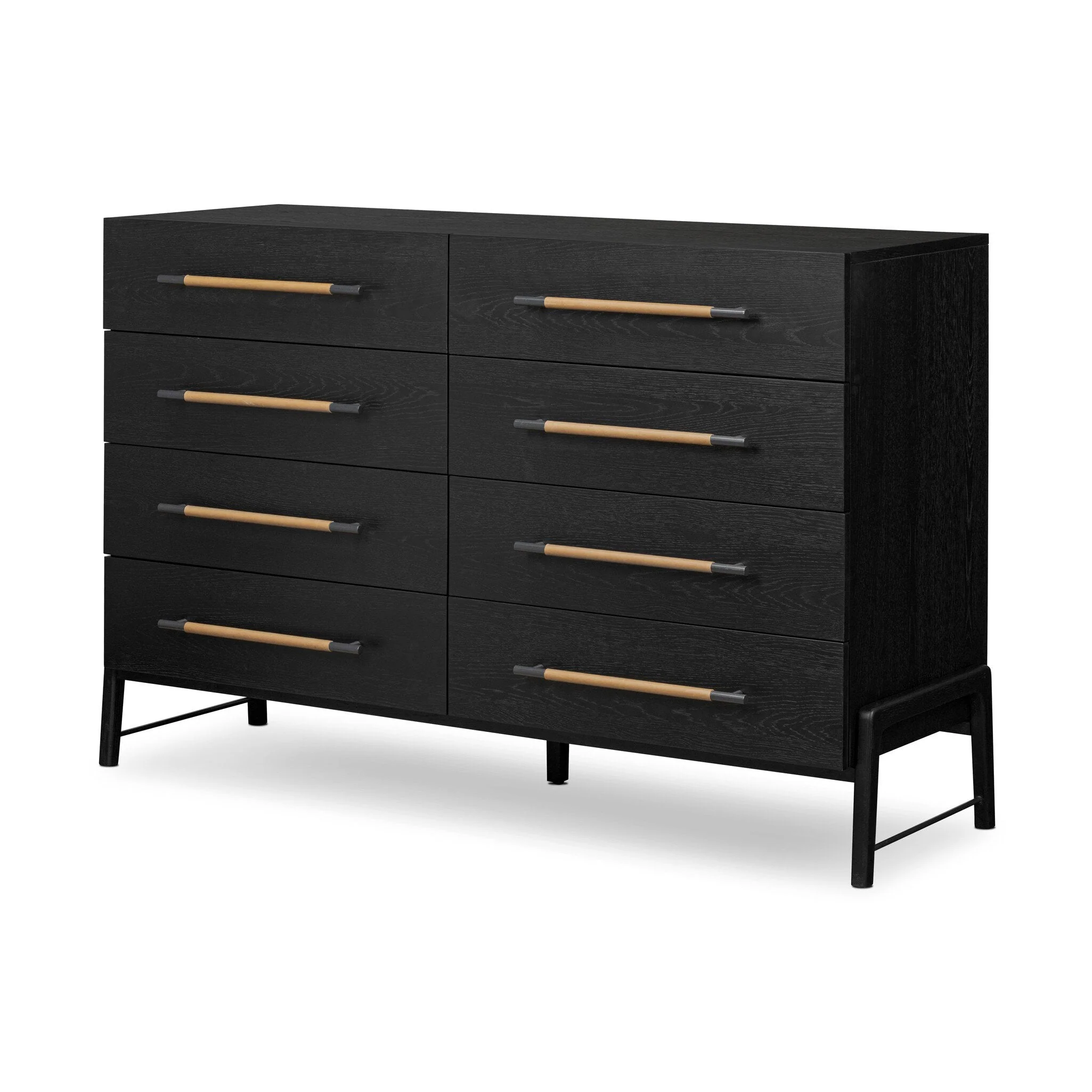 Rosedale 8 Drawer Dresser - Ebony Oak Veneer - Image 2