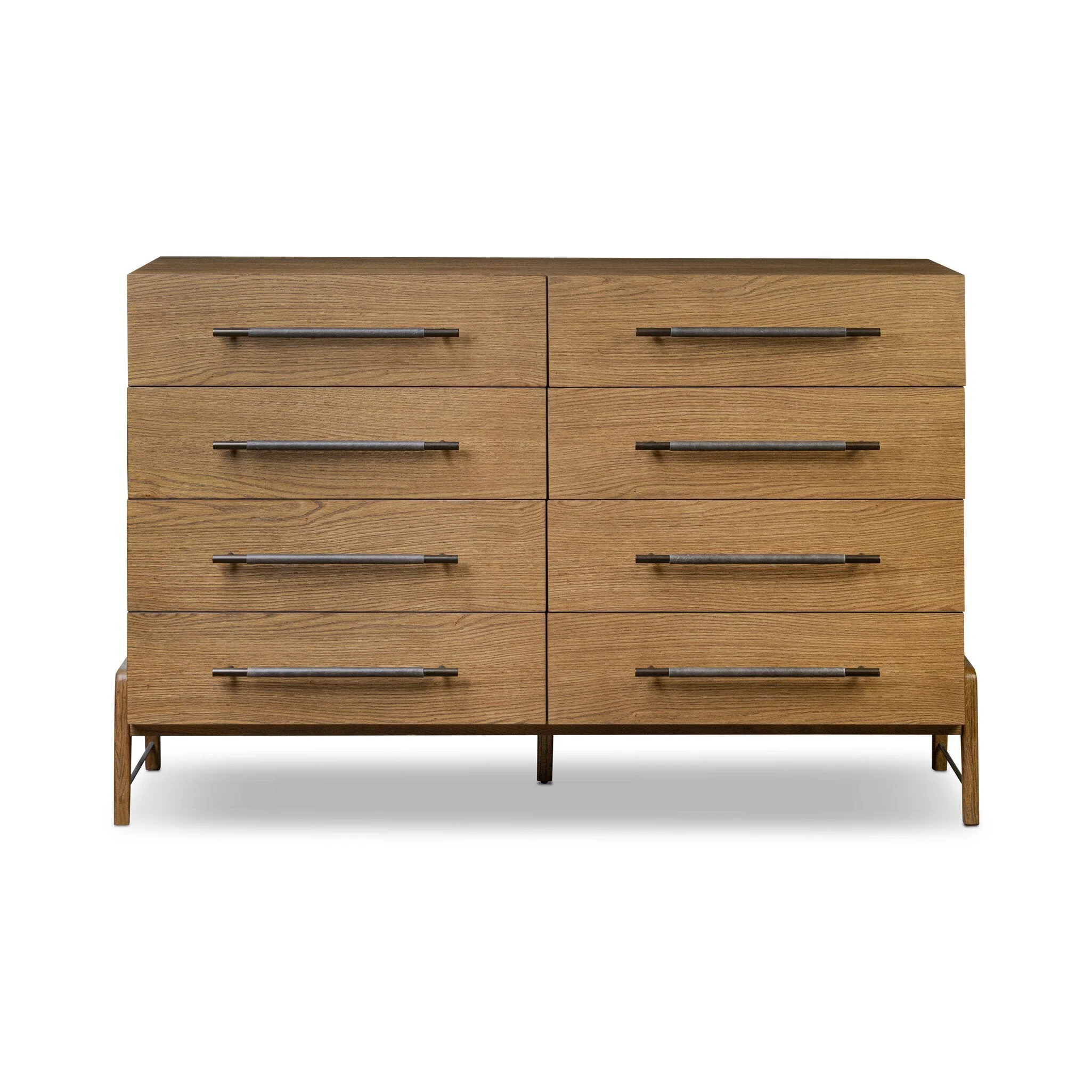 Rosedale 8 Drawer Dresser - Amber Oak Veneer - Image 1