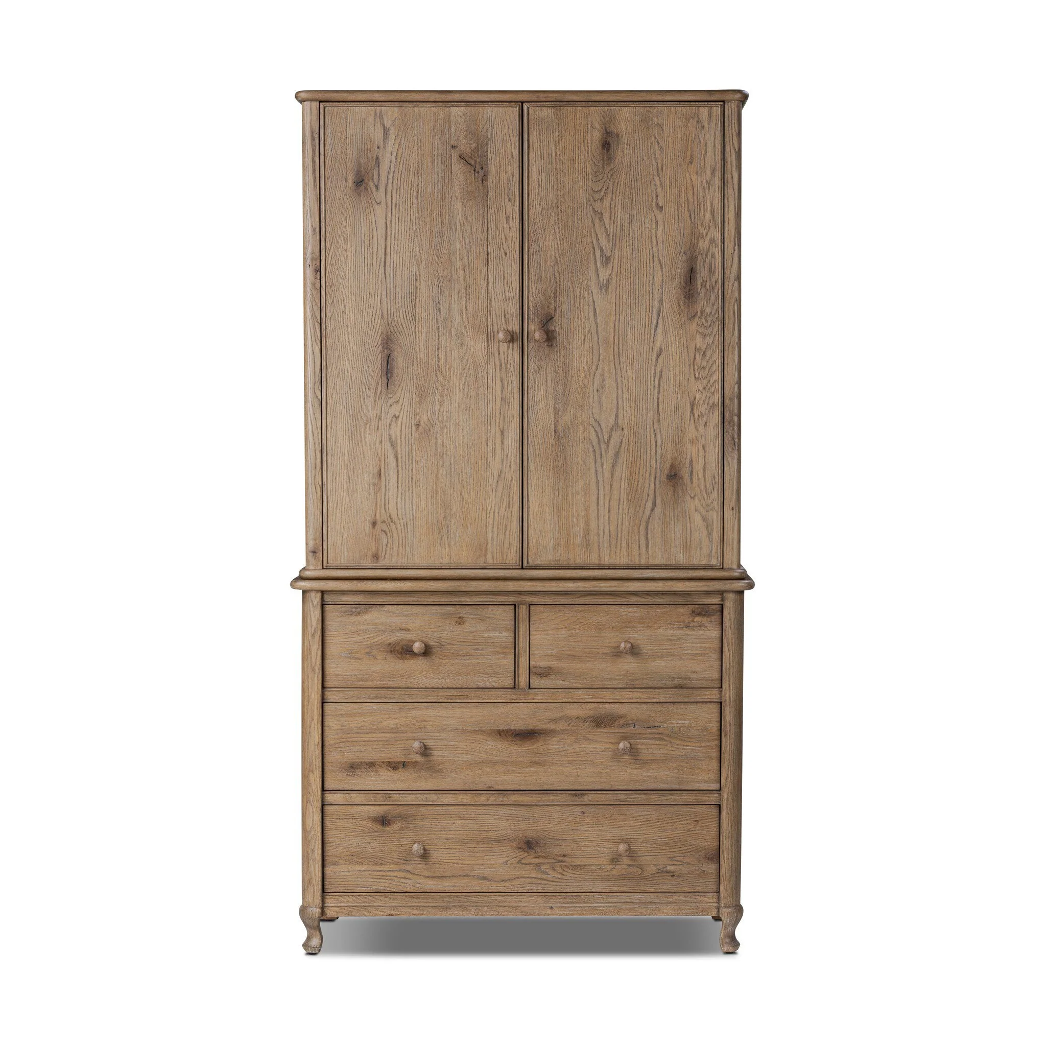 Pika Armoire - Weathered Oak Veneer - Image 1