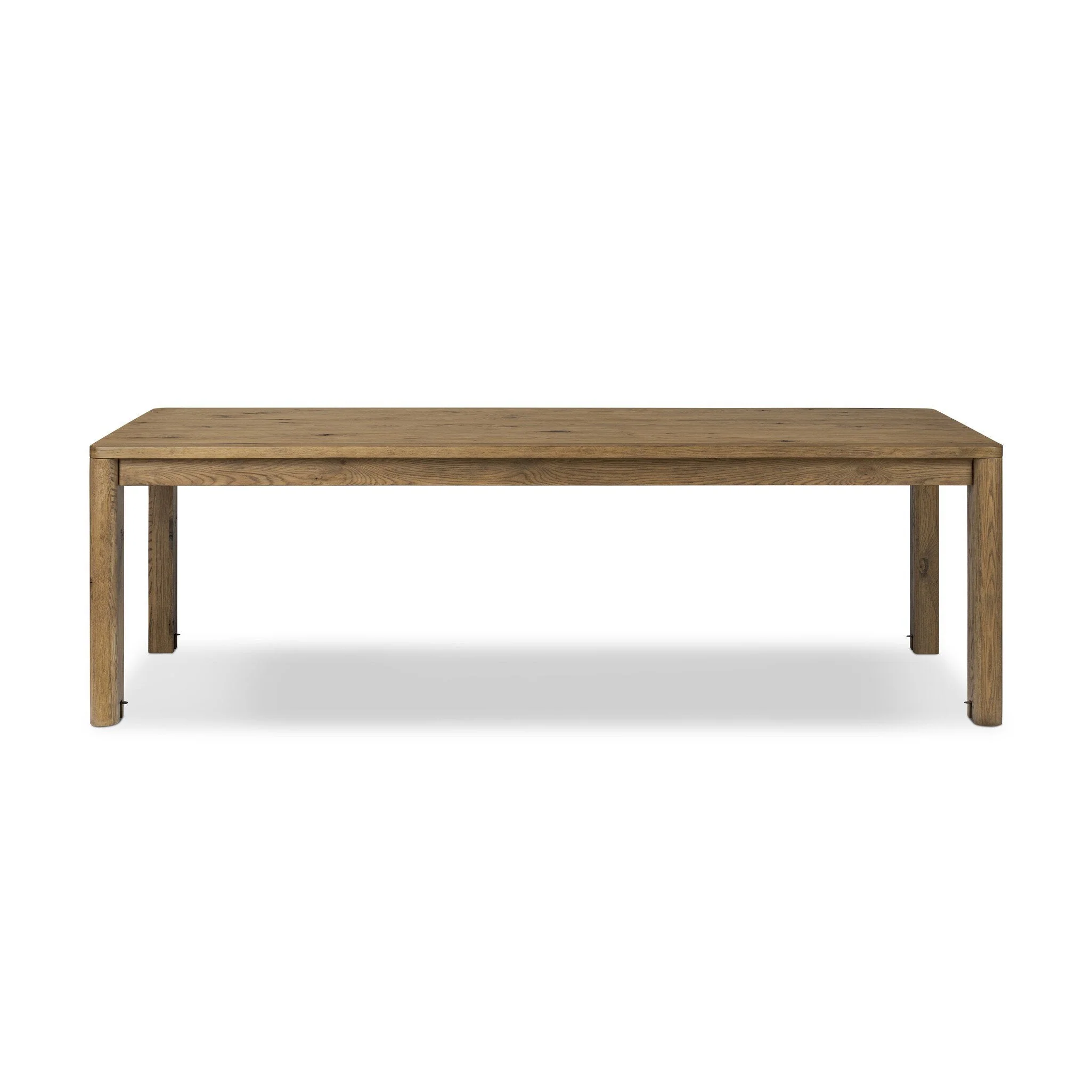Noeline Double Extension Dining Table - Resawn Worn Oak - Image 1