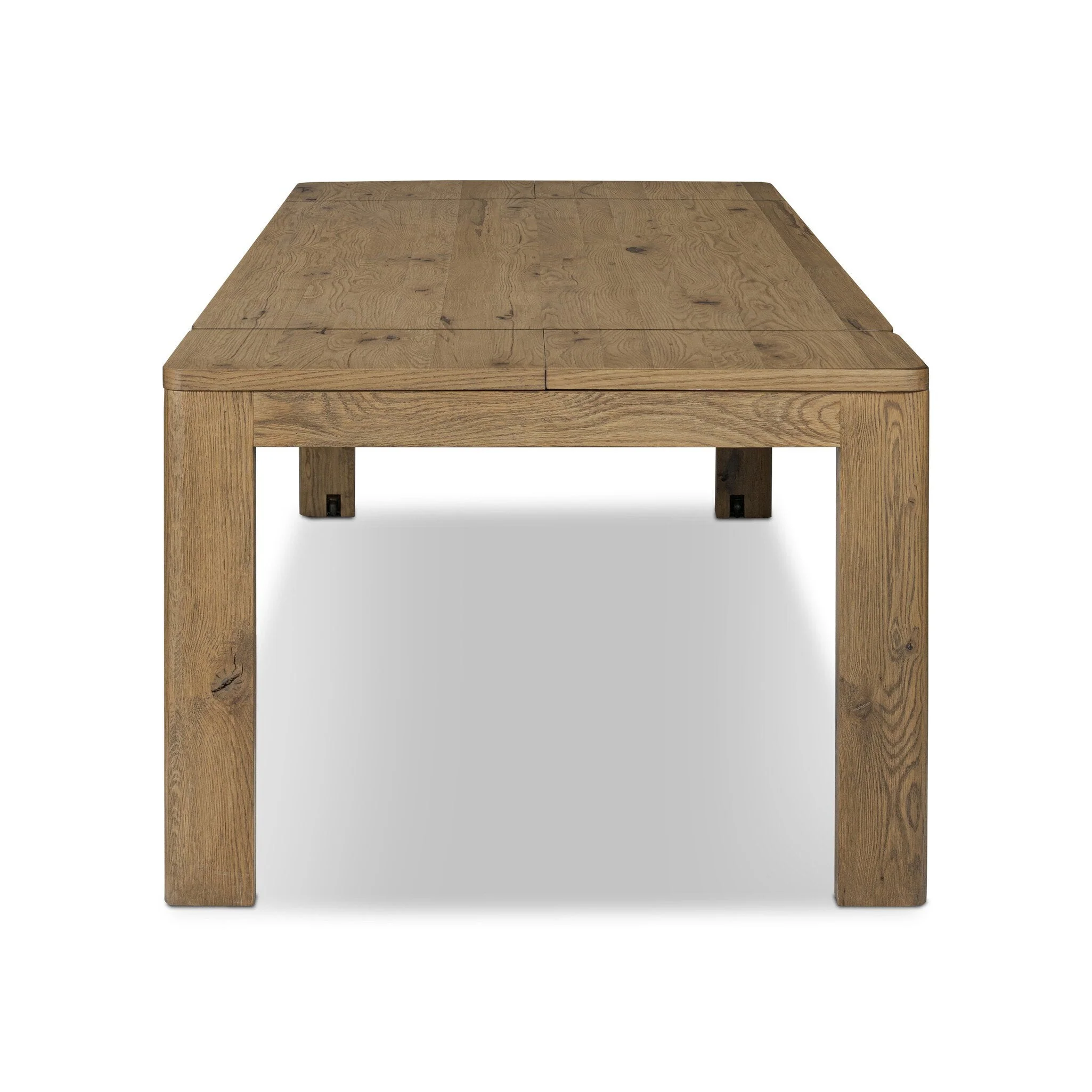 Noeline Double Extension Dining Table - Resawn Worn Oak - Image 3