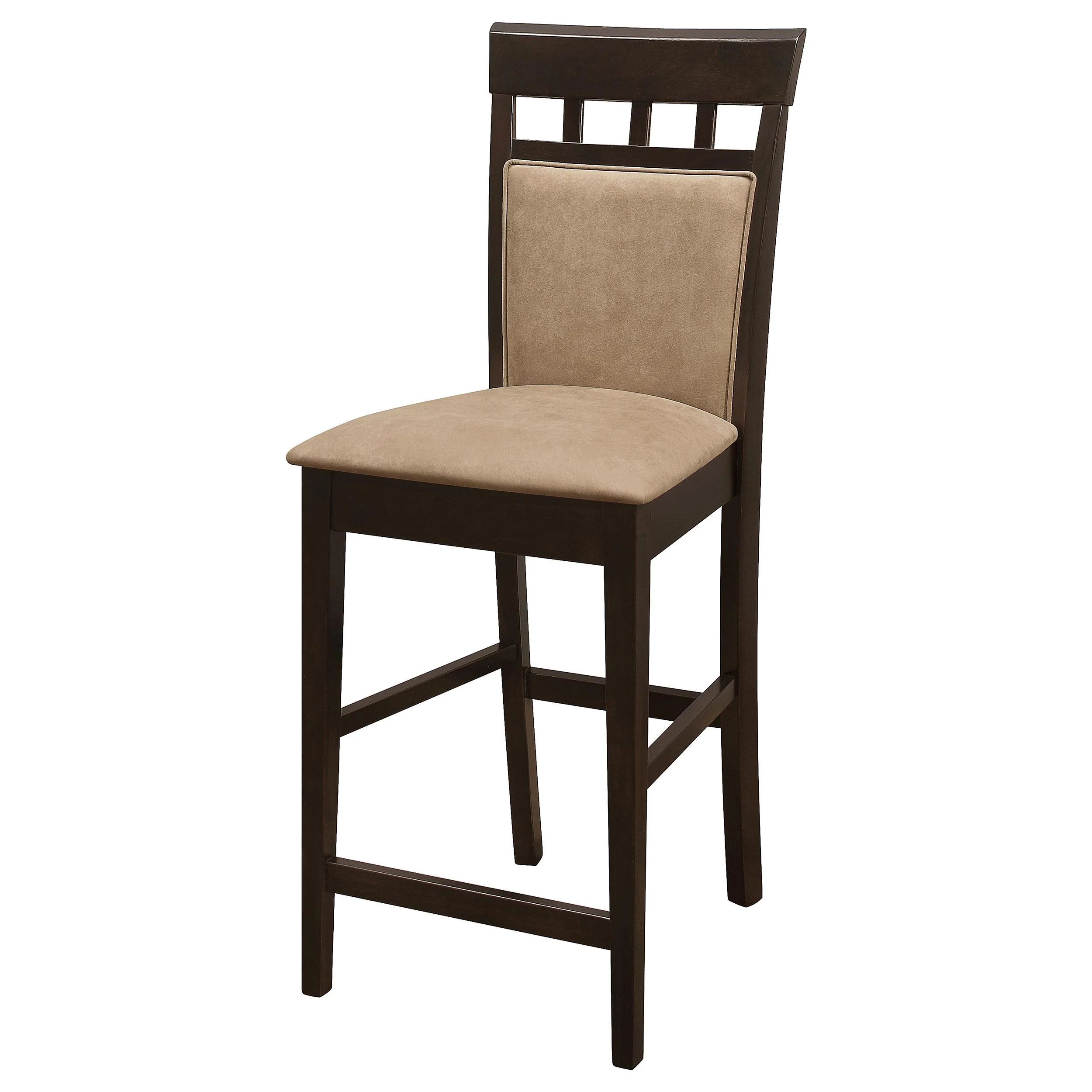 Coaster Furniture Gabriel 100219 Closed Back Counter Chair - Cappuccino (Set of 2) - Image 3