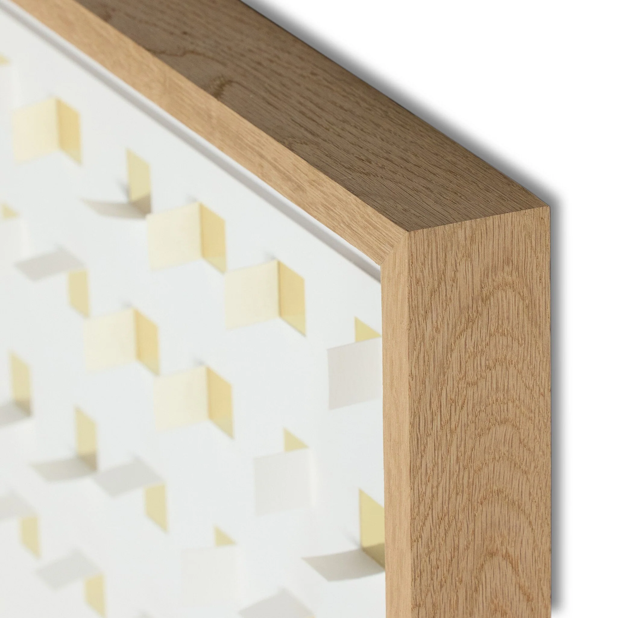See Through Gold by FH Art Studio - Vertical Grain 2.5 White Oak | 72" x 32" - Image 3