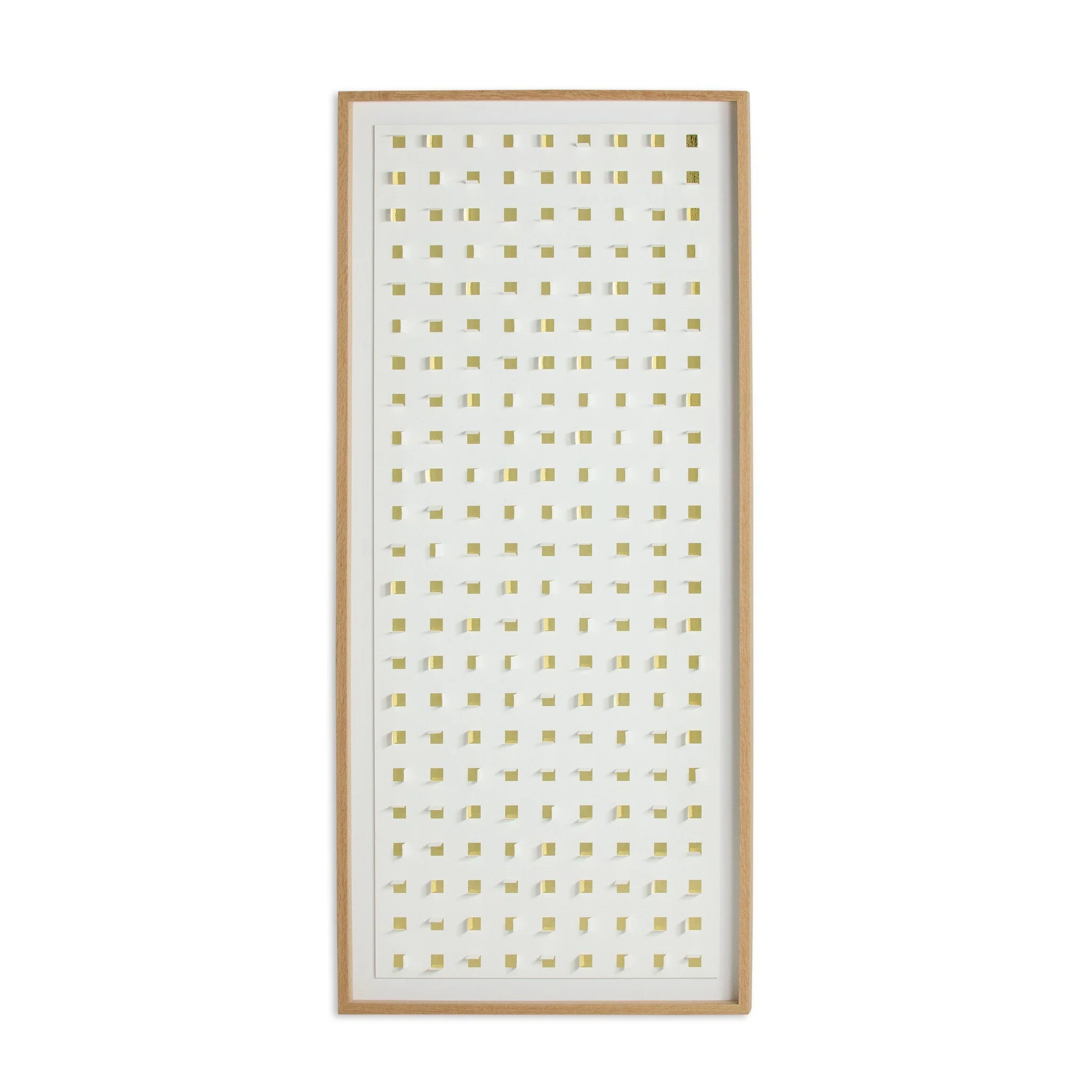 See Through Gold by FH Art Studio – Vertical Grain 2.5 White Oak | 72″ x 32″