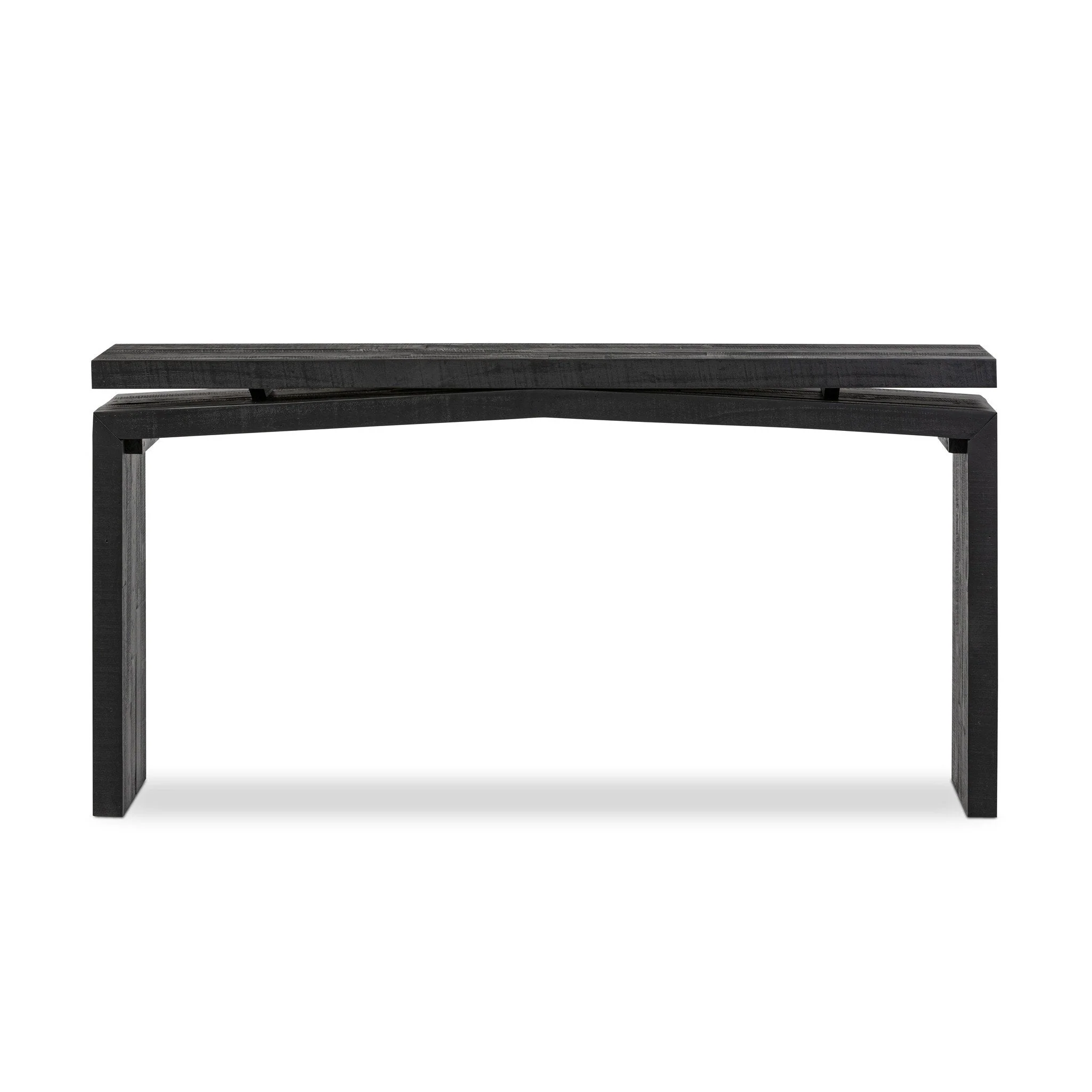 Matthes Console Table – 60″ – Aged Black Pine