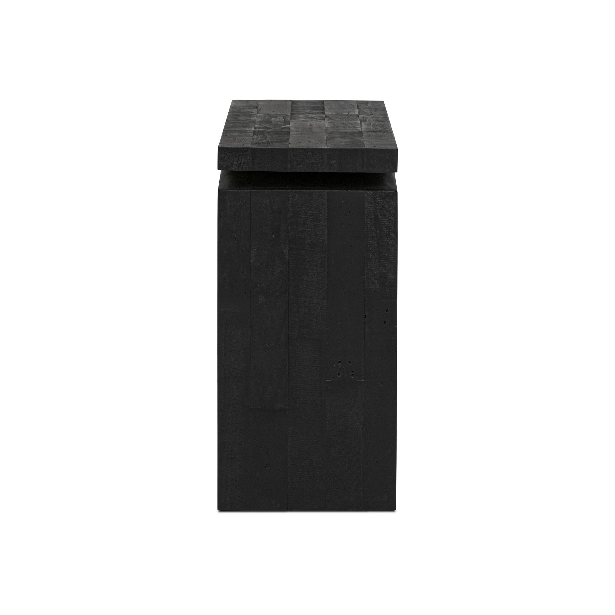 Matthes Console Table - 60" - Aged Black Pine - Image 3