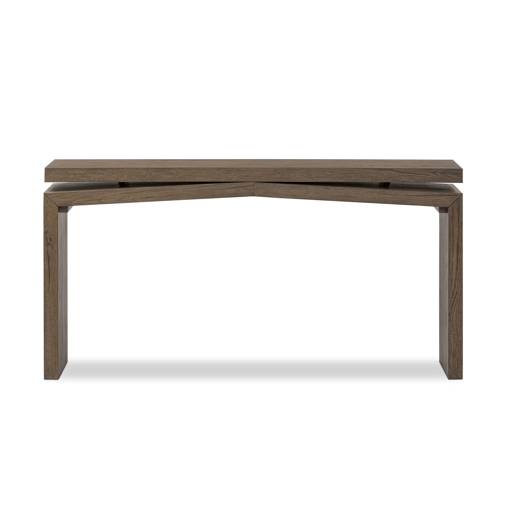 Matthes Console Table – 60″ – Rustic Grey Veneer