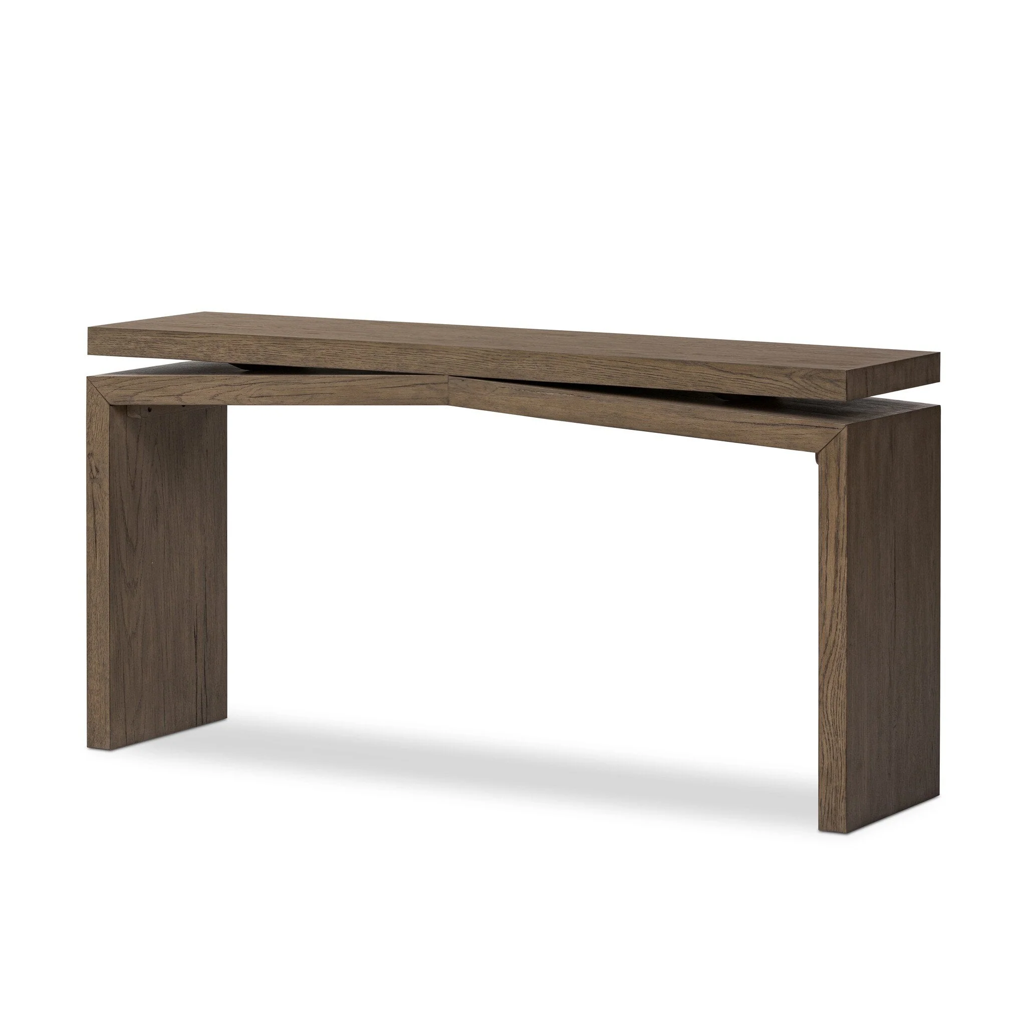 Matthes Console Table - 60" - Rustic Grey Veneer - Image 2