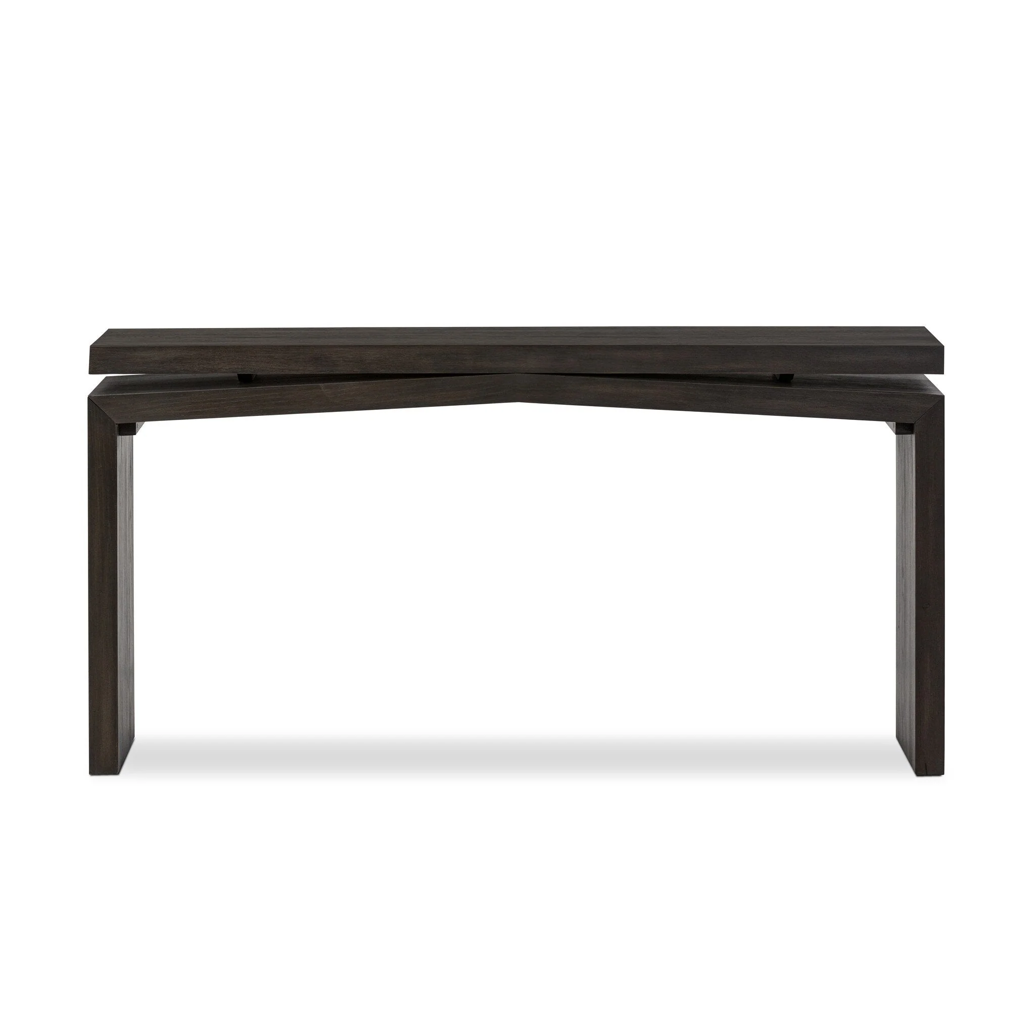 Matthes Console Table – 60″ – Smoked Black Veneer