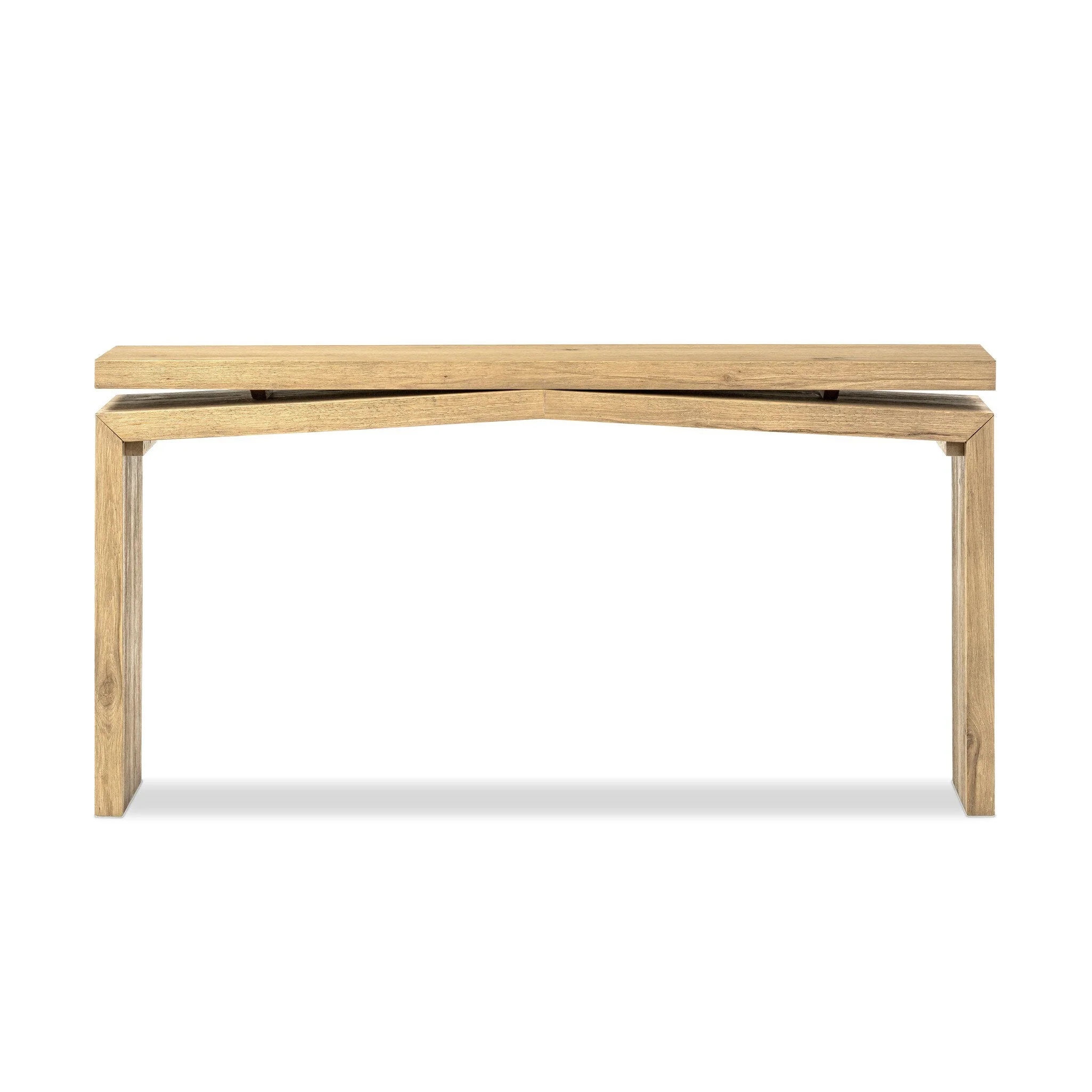 Matthes Console Table – 60″ – Worn Oak Veneer