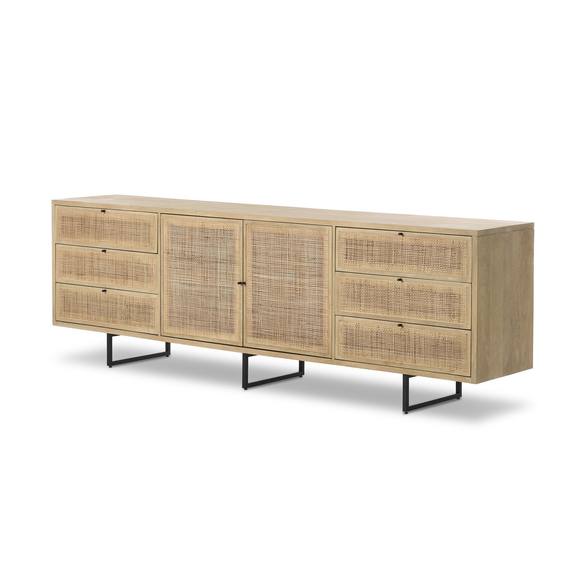 Carmel Sideboard 96" - Natural Cane - Image 2