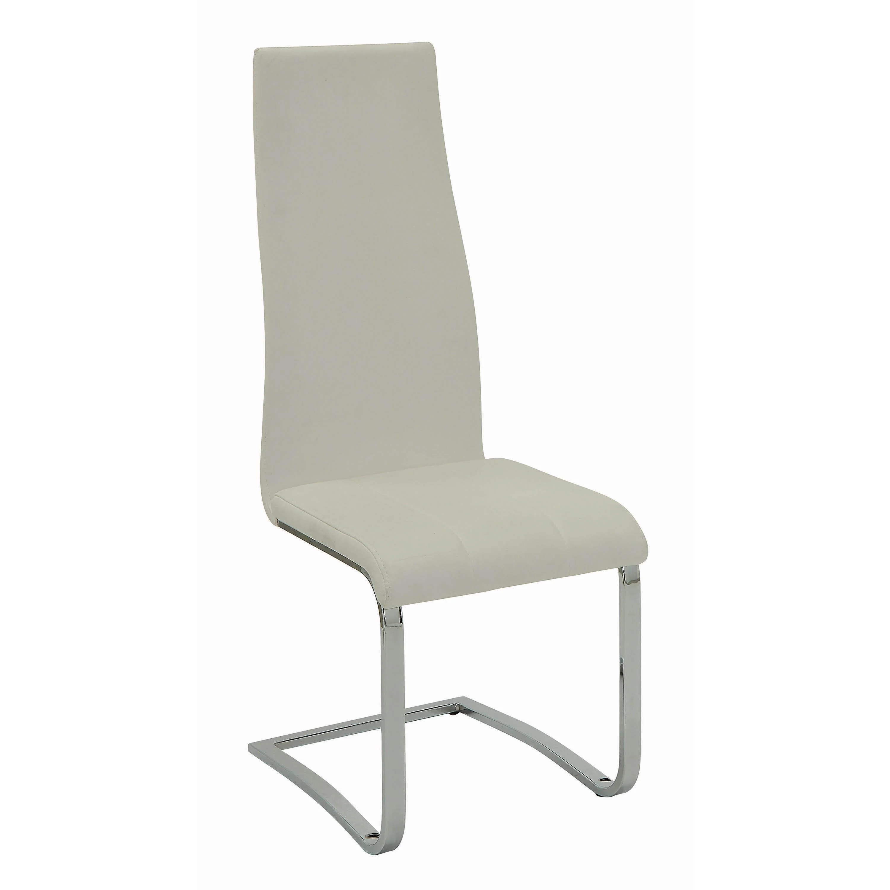 Coaster Furniture Montclair 100515WHT Upholstered Dining Side Chair - White (Set of 4) - Image 1