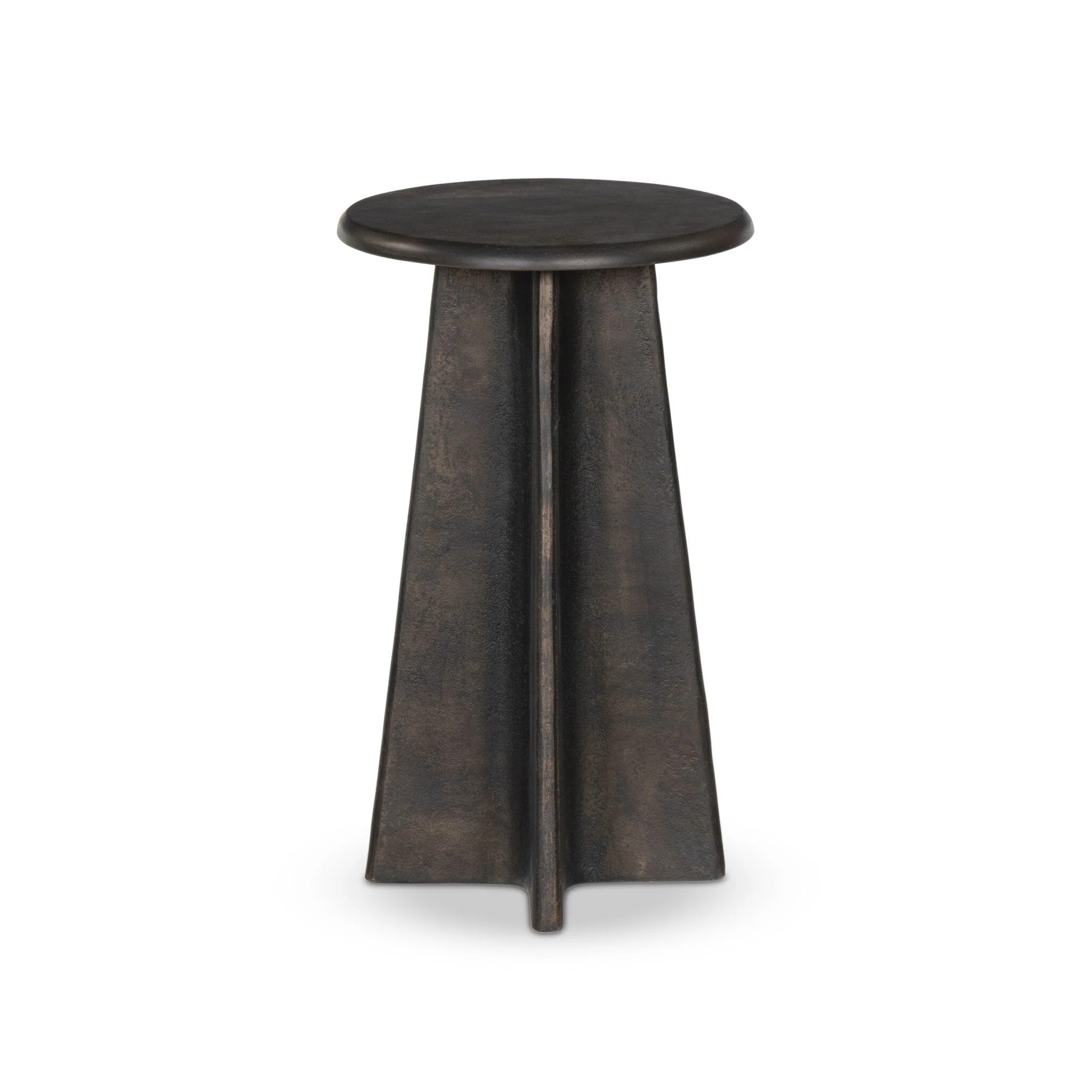 Remo End Table - Distressed Bronze - Image 1