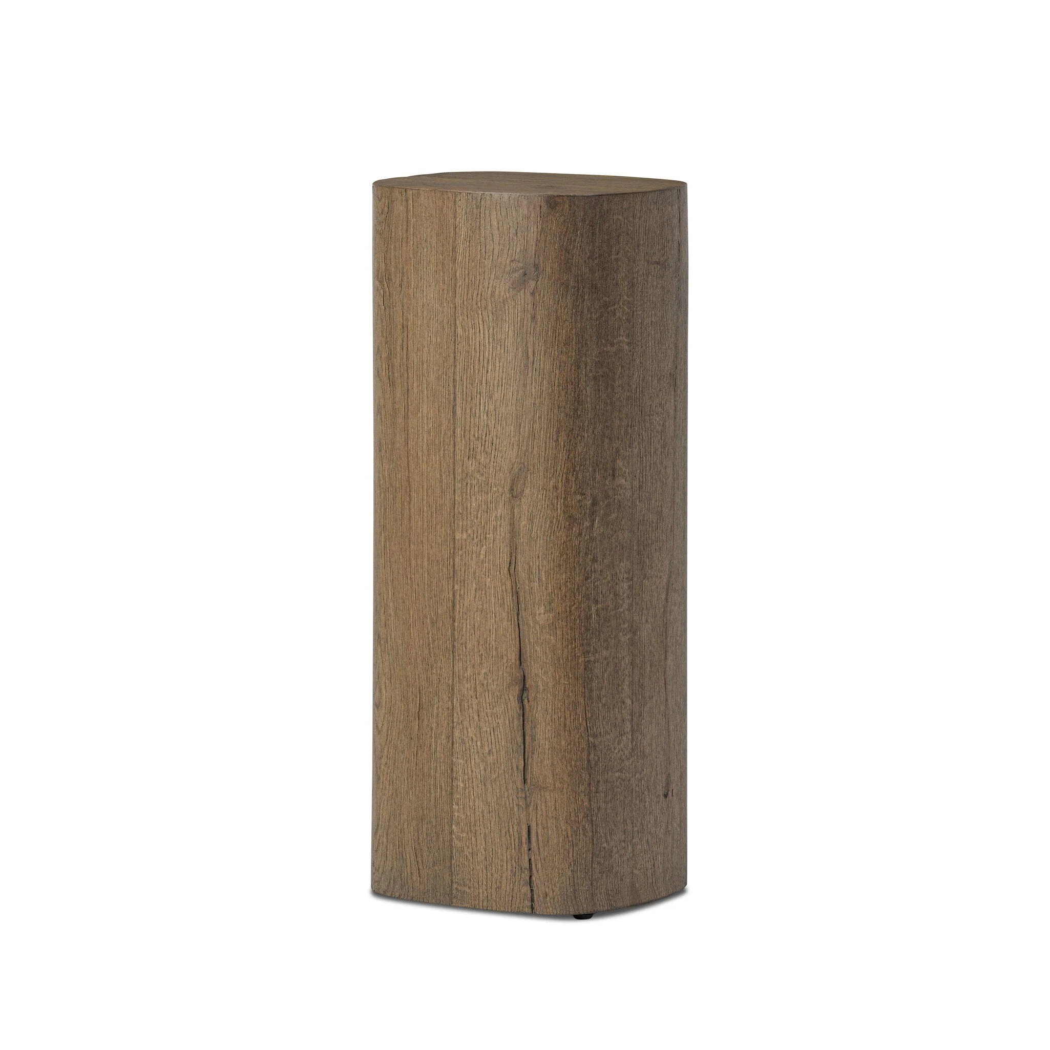Tycho Pedestal – Brown Oak Veneer | 30″