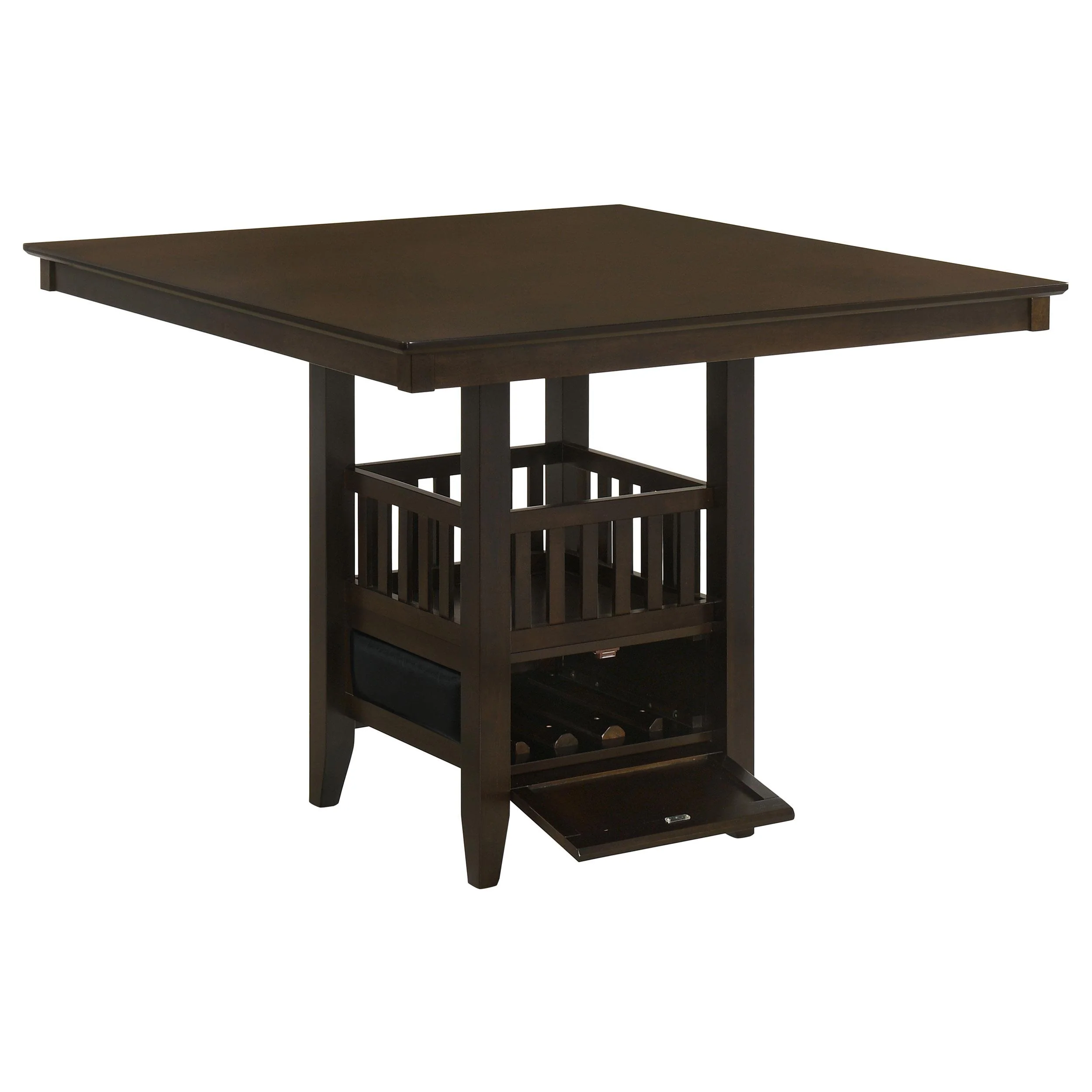 Coaster Furniture Jaden 100958 Square 47-inch Counter Height Dining Table - Espresso - Image 2
