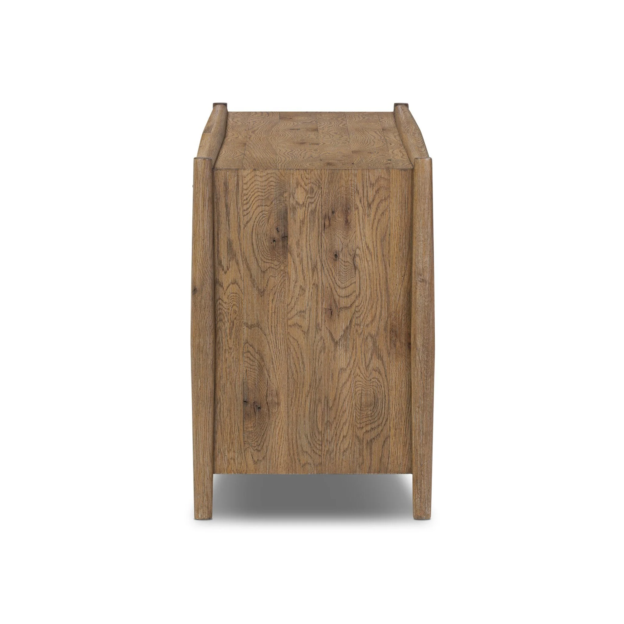Glenview 4 Door Sideboard - Weathered Oak - Image 3