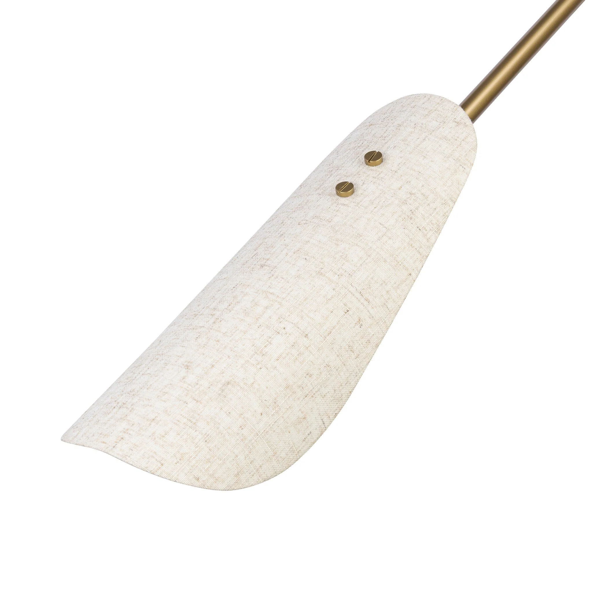 Astrid Sconce - Antique Brass | Flax Linen - Image 2