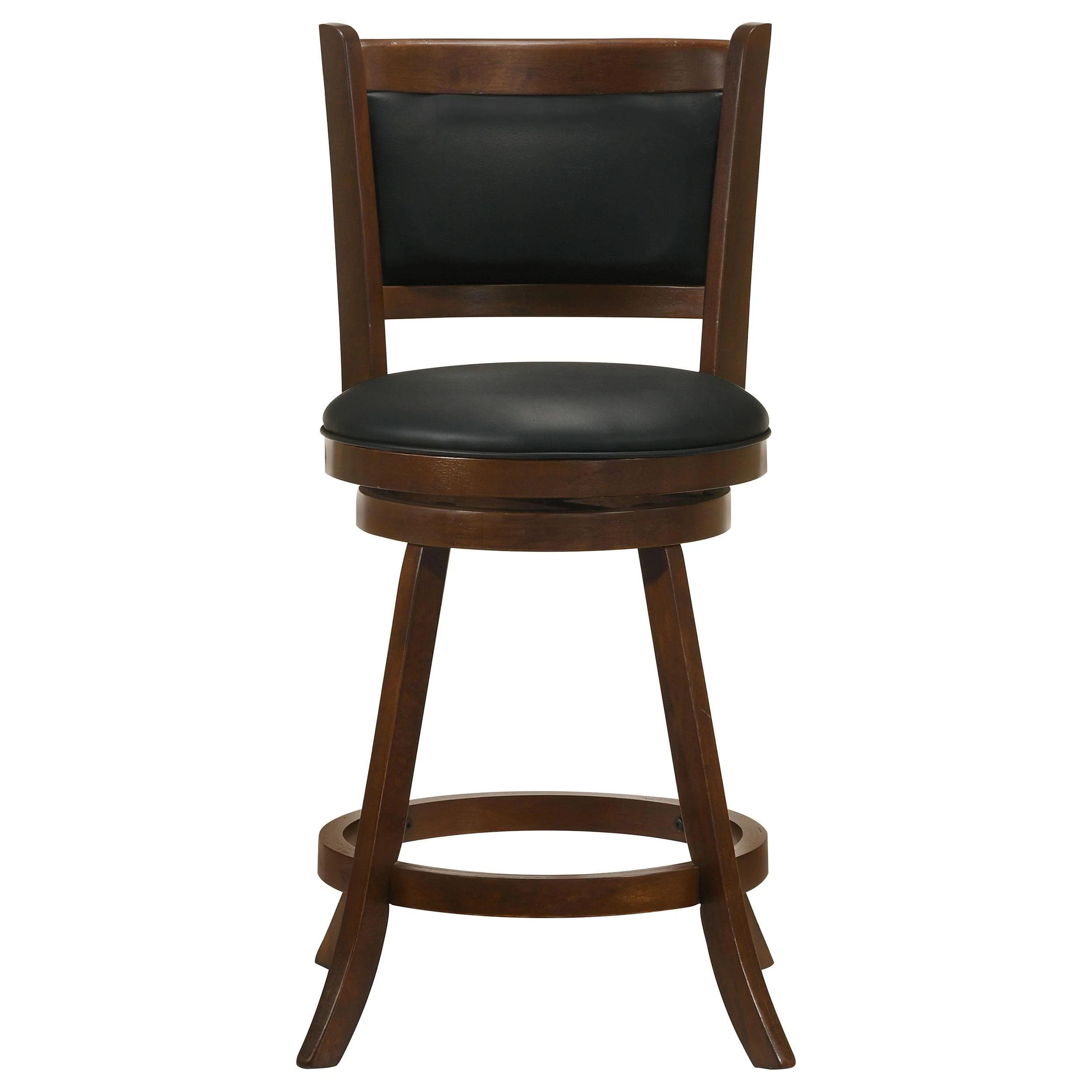 Coaster Furniture Broxton 101919 Upholstered Swivel Counter Chair - Chestnut (Set of 2) - Image 2