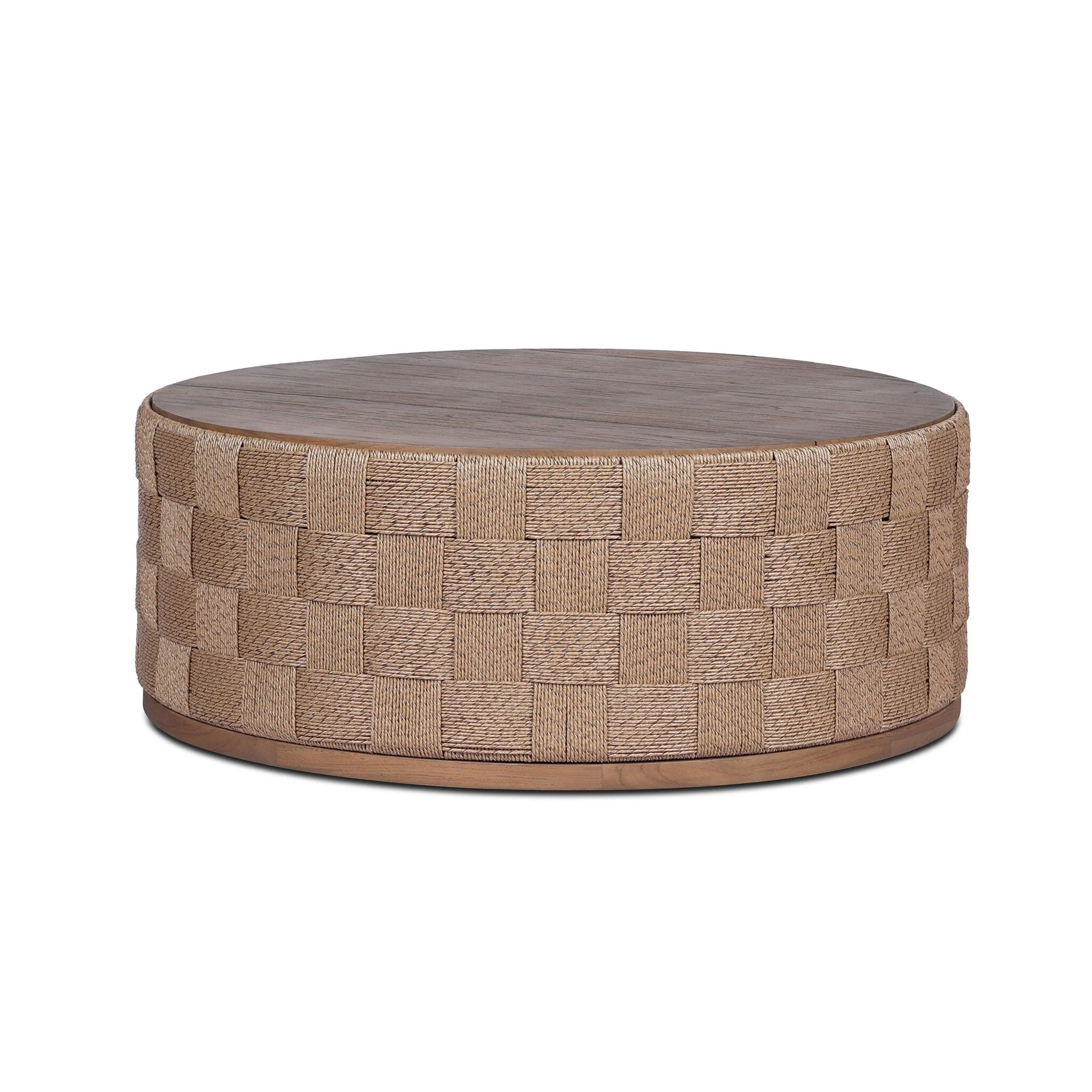 Brandt Outdoor Coffee Table - Stained Toasted Brown - Image 2