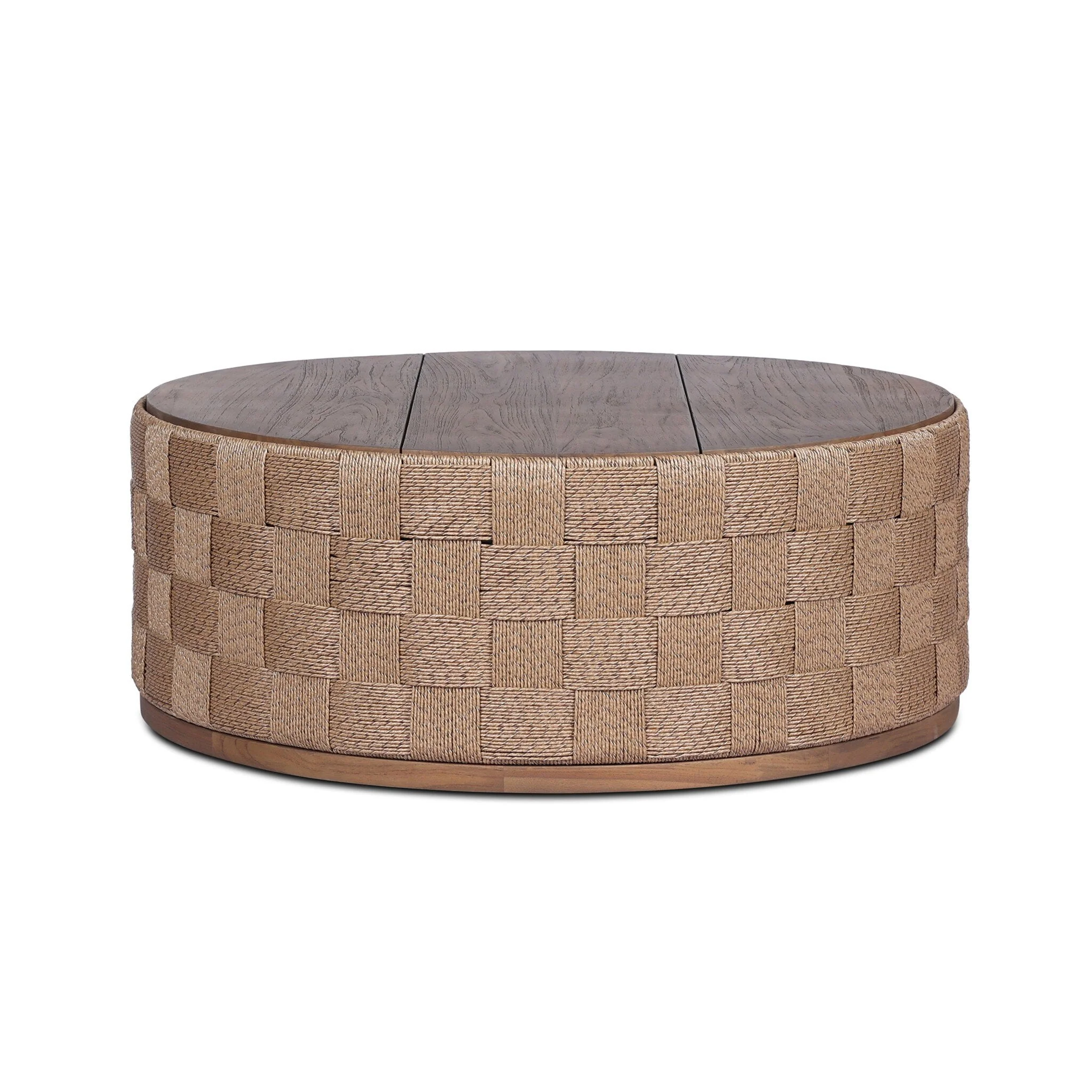 Brandt Outdoor Coffee Table - Stained Toasted Brown - Image 3