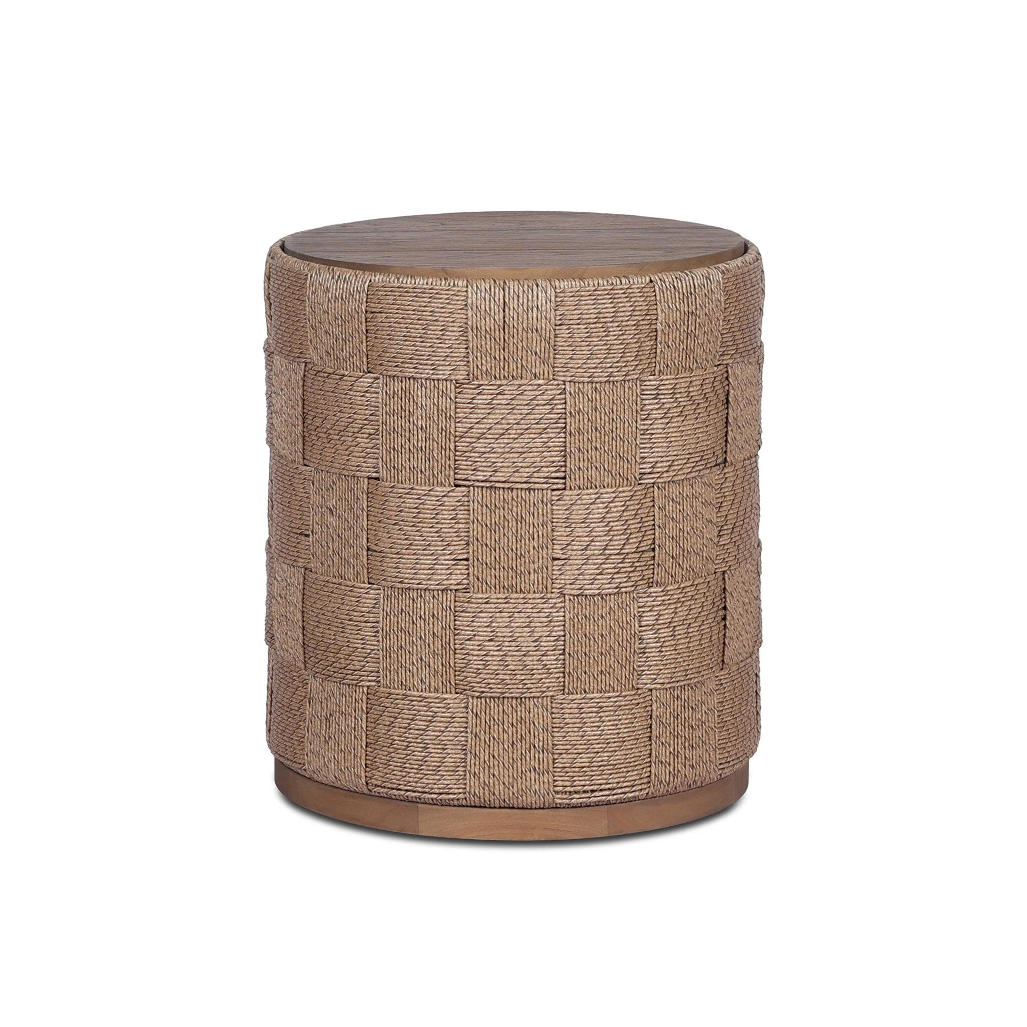 Brandt Outdoor End Table – Stained Toasted Brown
