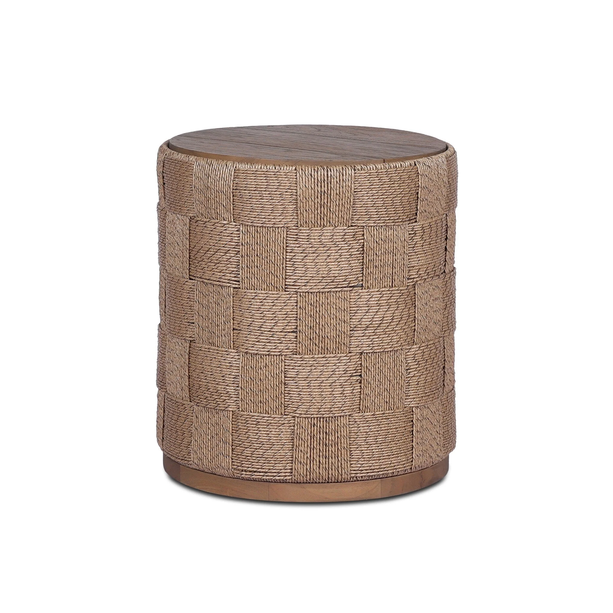 Brandt Outdoor End Table - Stained Toasted Brown - Image 2