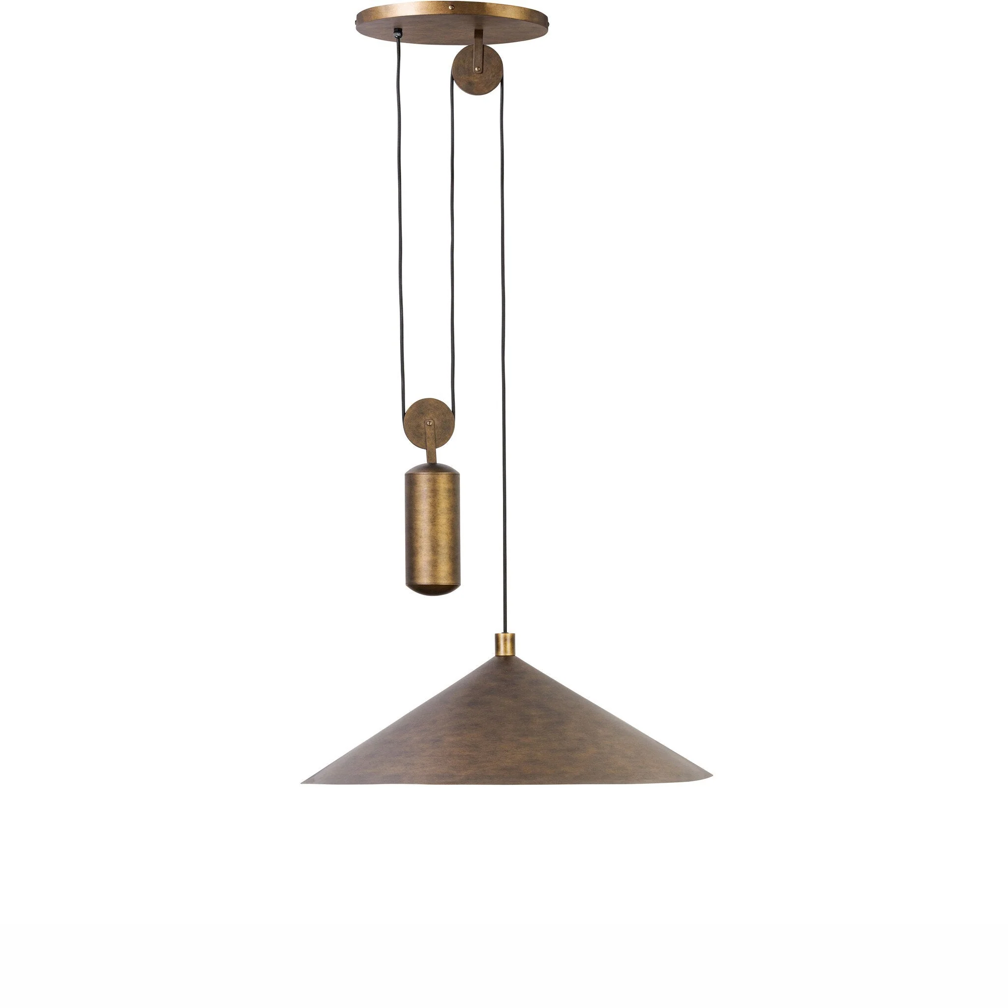 Emeric Pendant - Burnished Brass Aluminum - Image 1