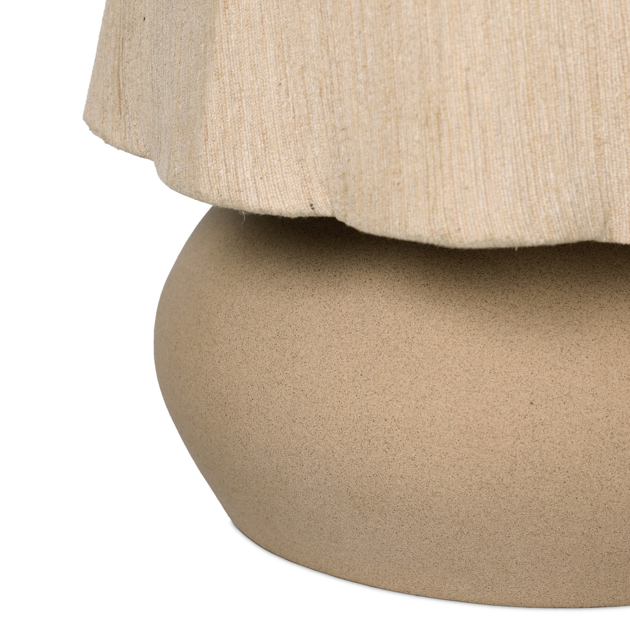 Posie Table Lamp - Tan Speckled Ceramic - Image 3