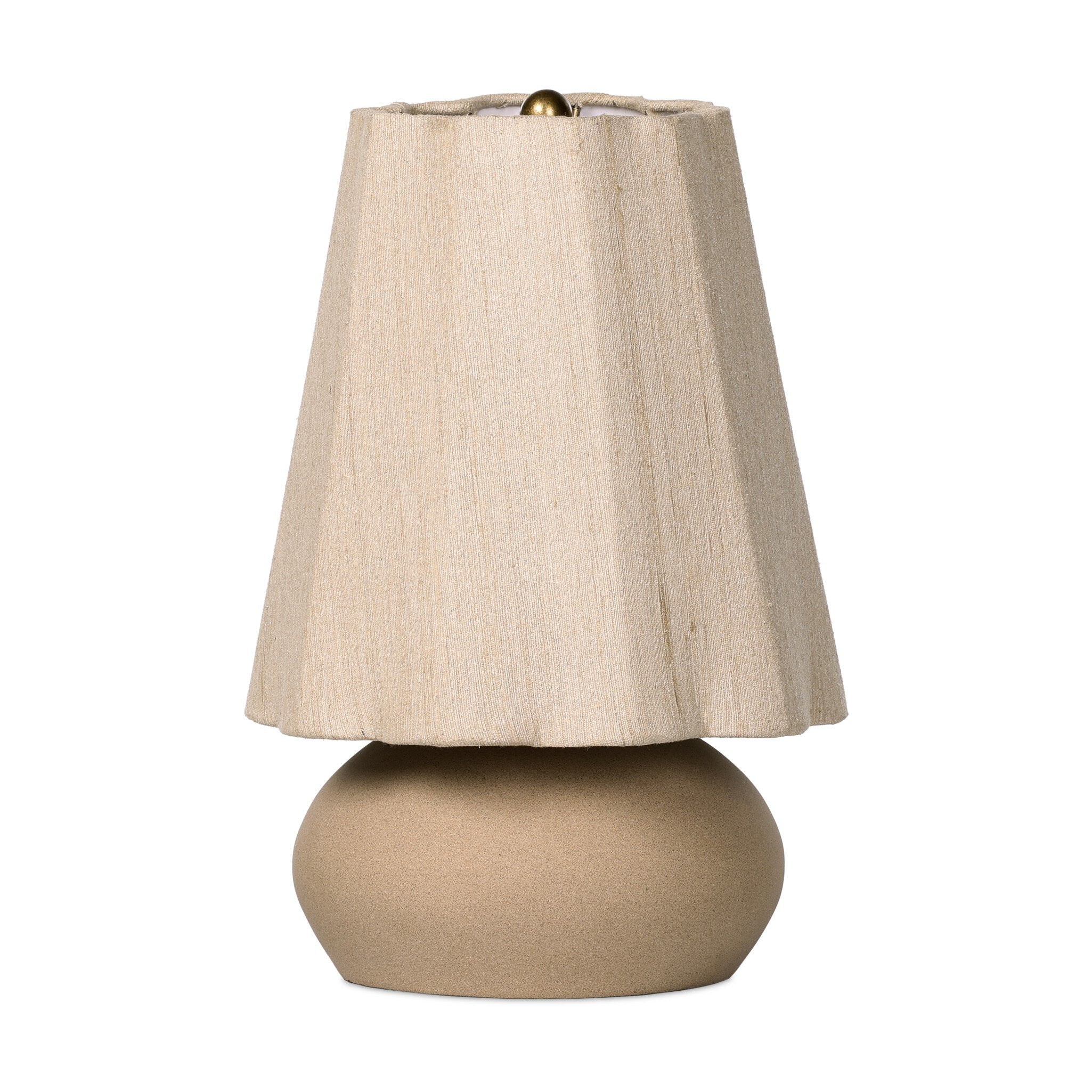 Posie Table Lamp - Tan Speckled Ceramic - Image 1