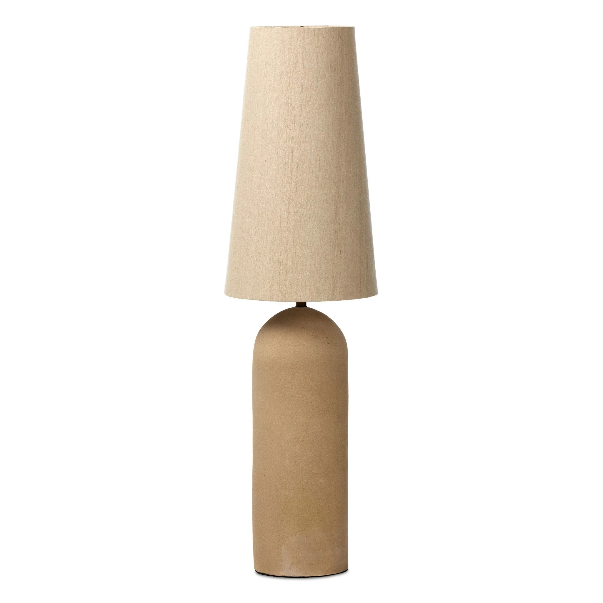 Posie Floor Lamp - Tan Speckled Ceramic - Image 1
