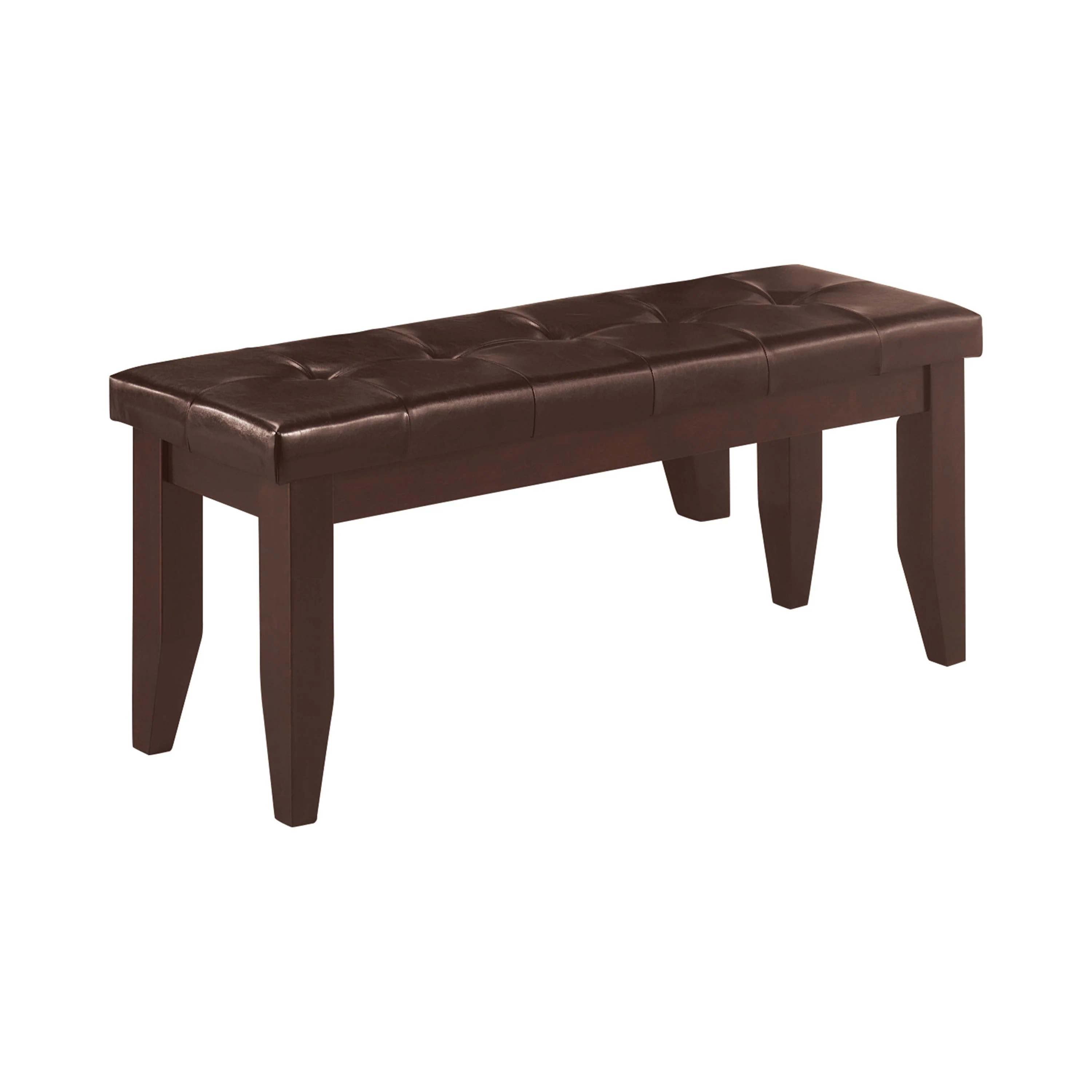 Coaster Furniture Dalila 102723 Leatherette Upholstered Wood Dining Bench - Cappuccino - Image 1