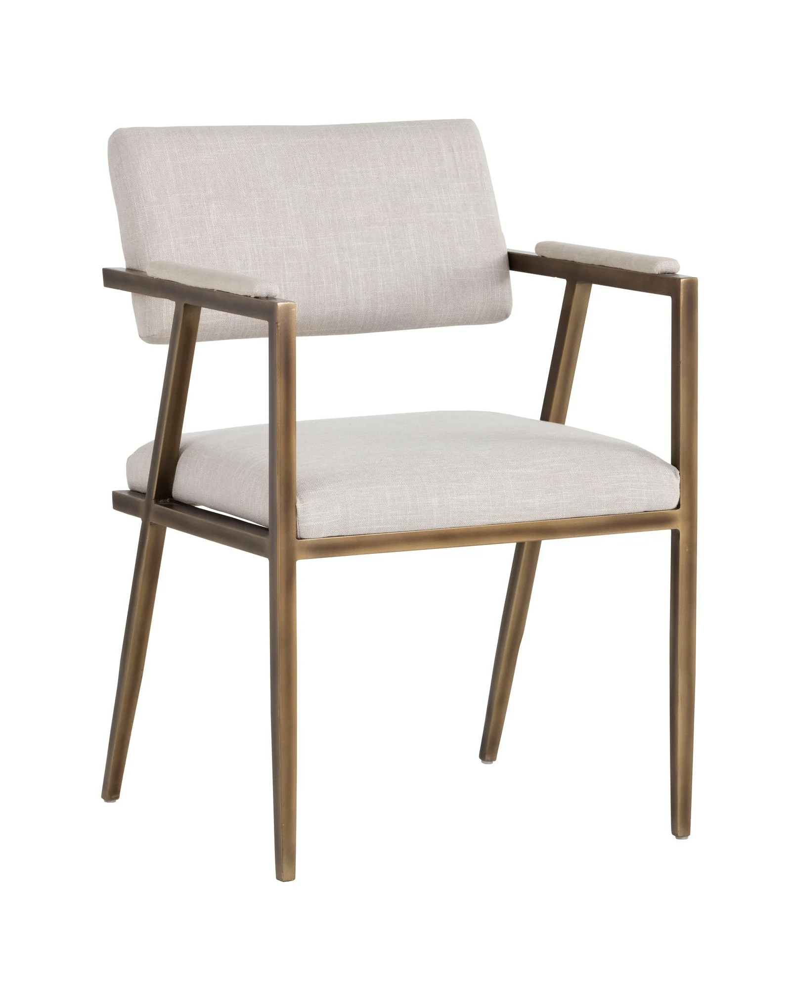 Ventouz Dining Armchair – Beige Linen