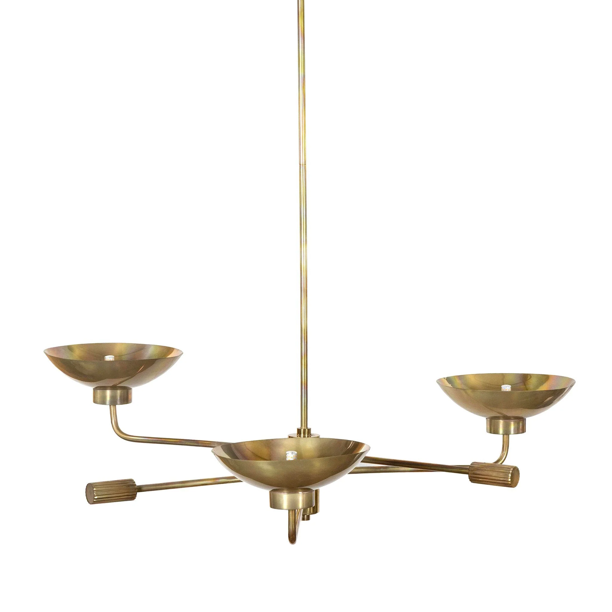 Lund Chandelier - Burnt Brass - Image 1