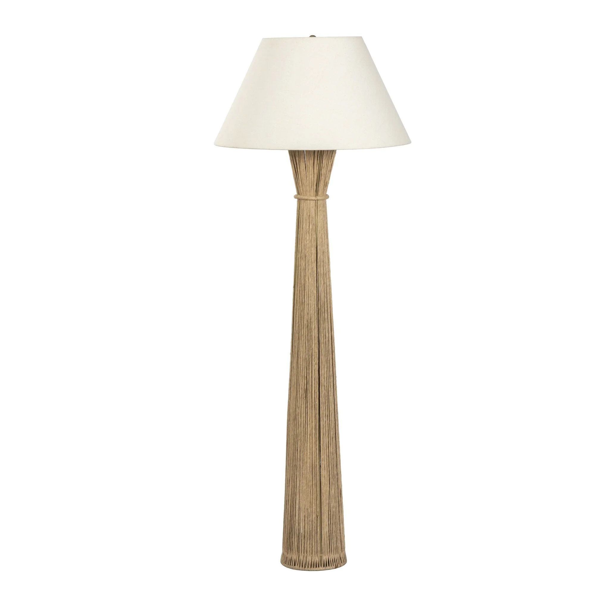 Nessa Floor Lamp - Antique Brass Iron - Image 1