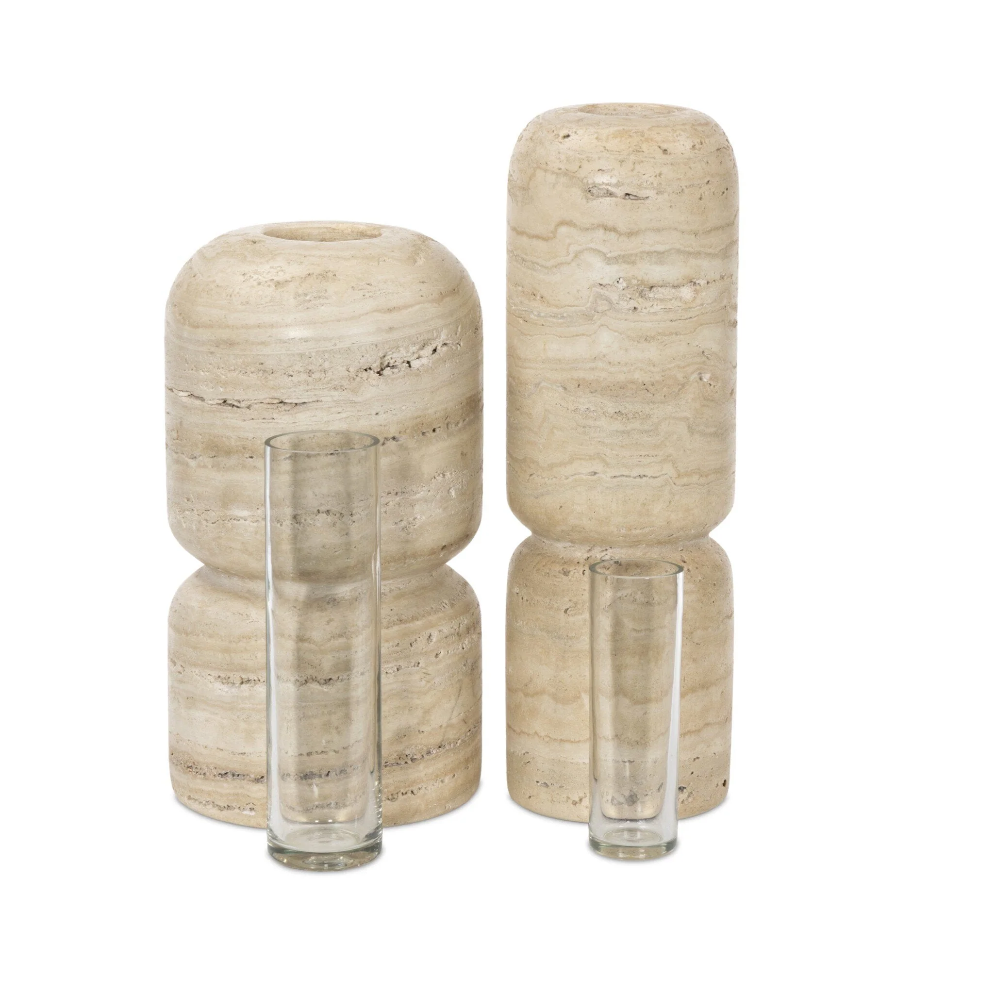 Haylen Vases - Light Travertine - Image 2