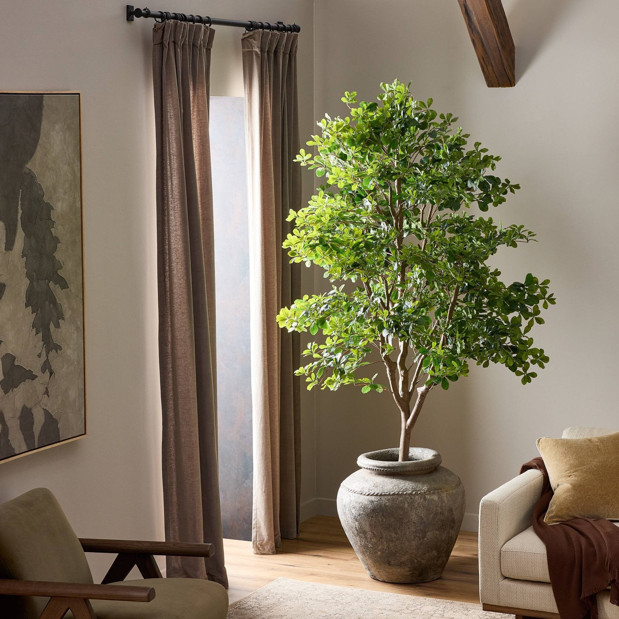 Faux Aralia Tree - Faux Aralia Tree | 8' - Image 2
