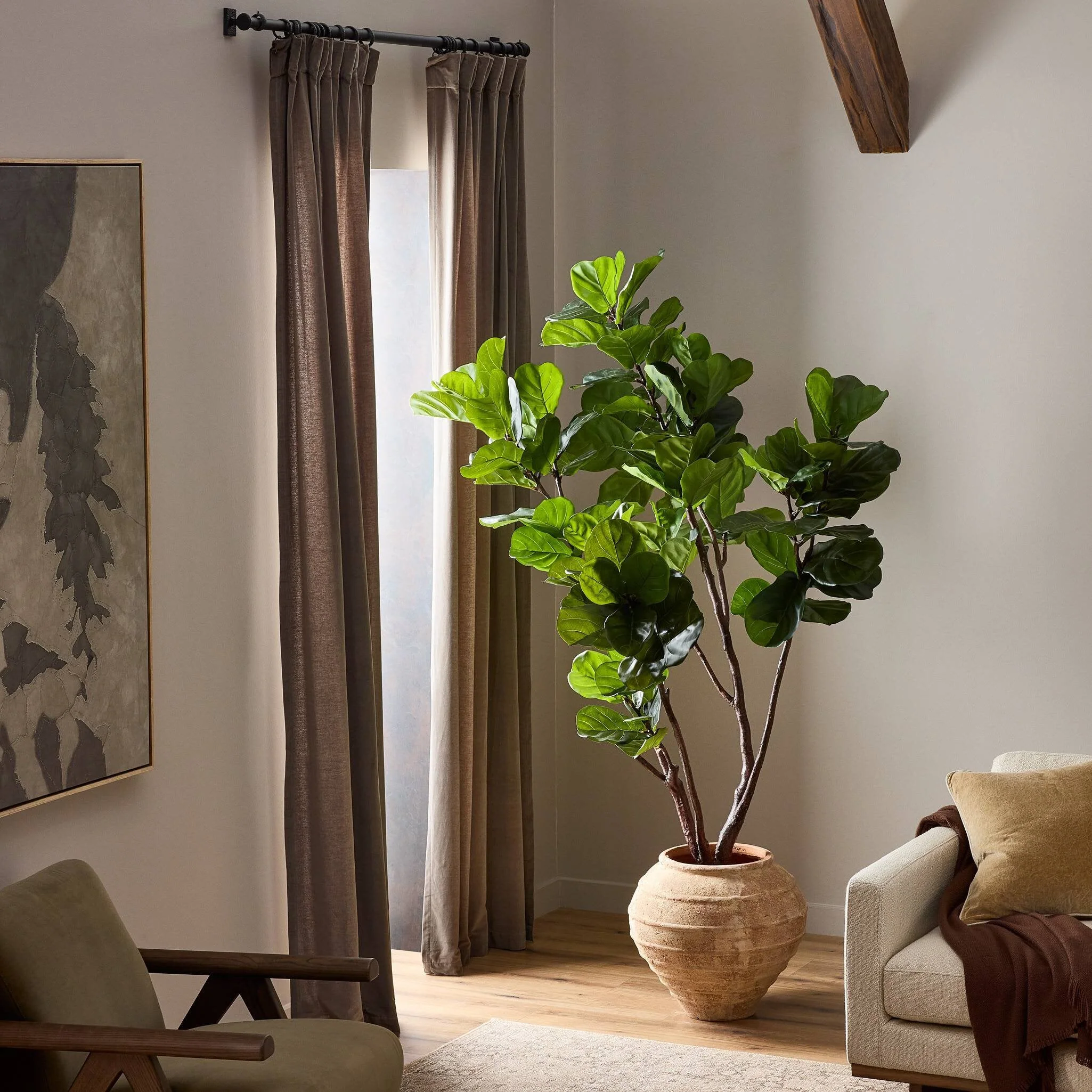 Faux Fiddle Leaf Tree - Faux Fiddle Leaf Tree | 7' - Image 2