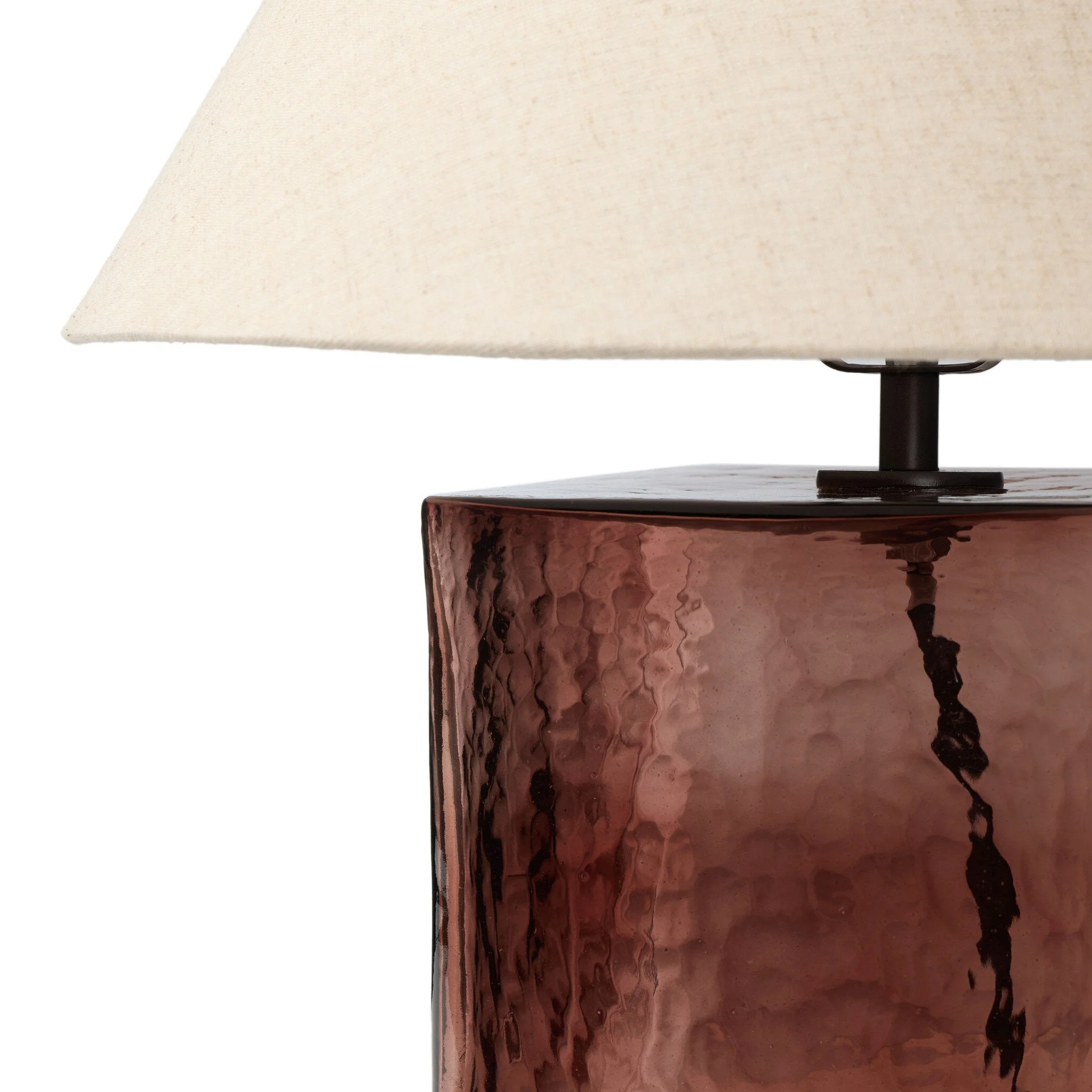 Saylor Table Lamp - Brown Cast Glass - Image 3