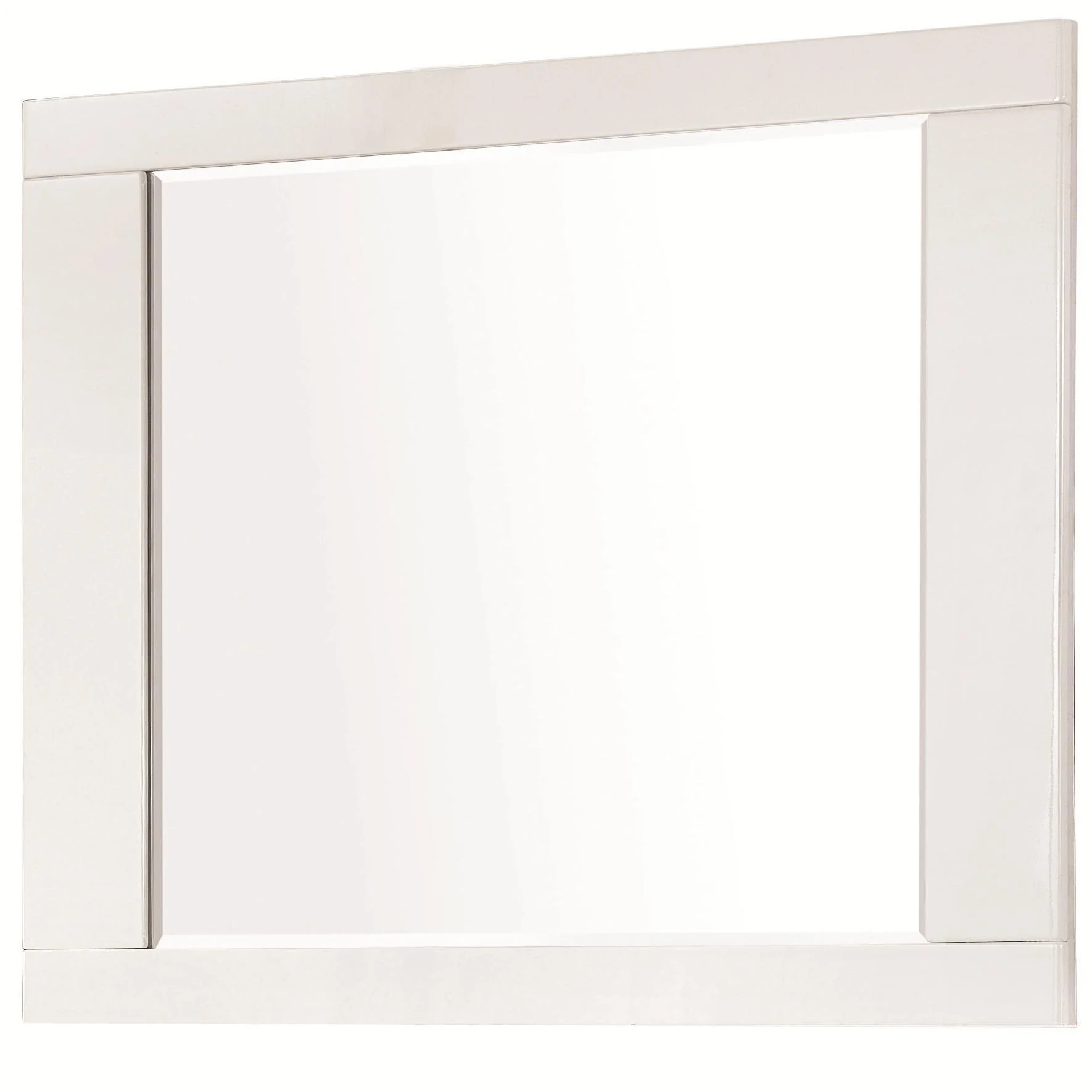 Coaster Furniture Felicity 203504 Dresser Mirror - White High Gloss - Image 1