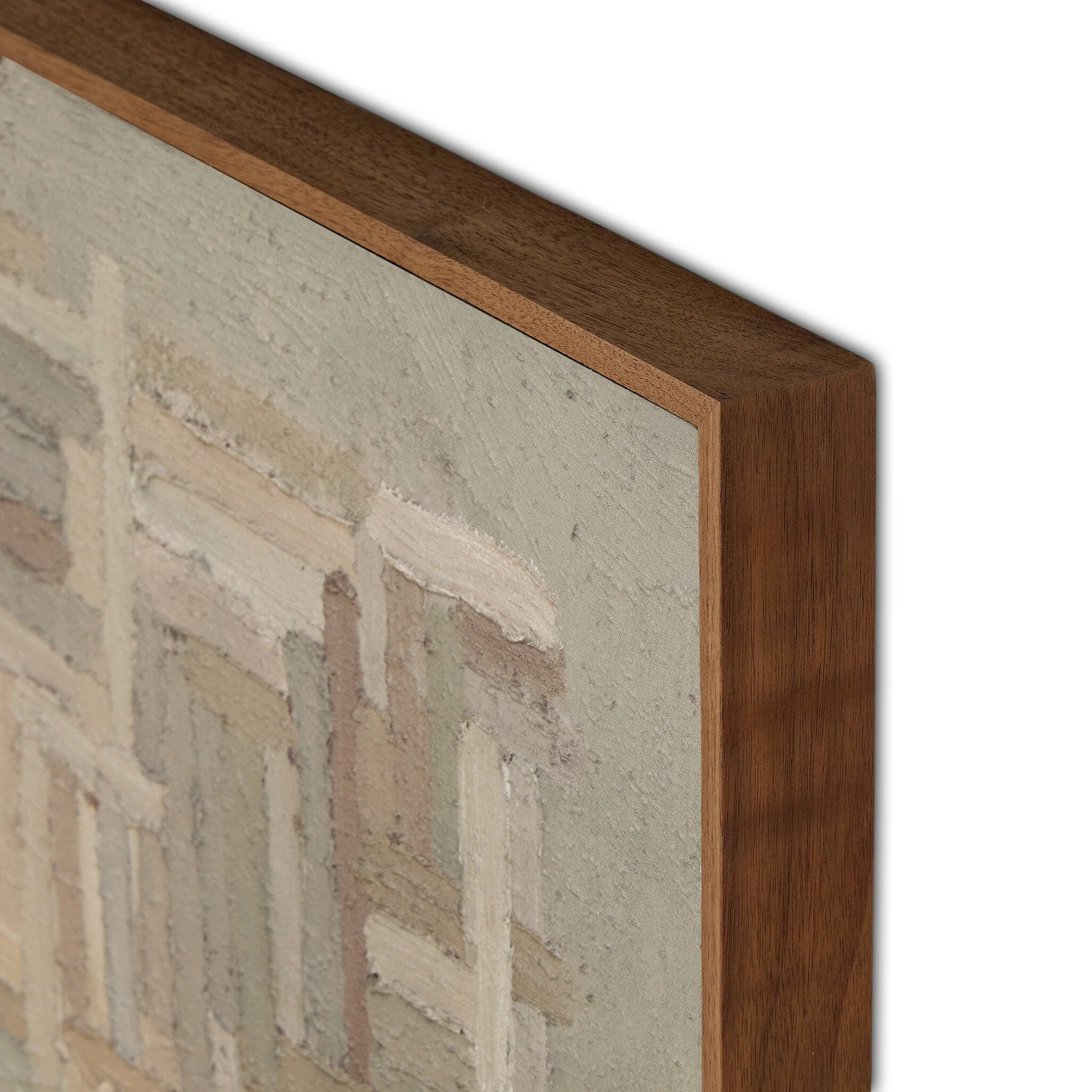 Into The New No. 3 by Tyler Guinn - Walnut Floater | 60" x 43.25" - Image 3
