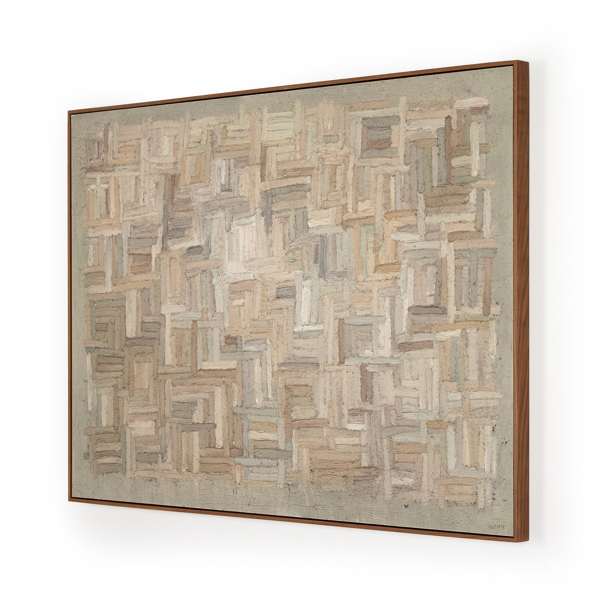 Into The New No. 3 by Tyler Guinn - Walnut Floater | 60" x 43.25" - Image 2