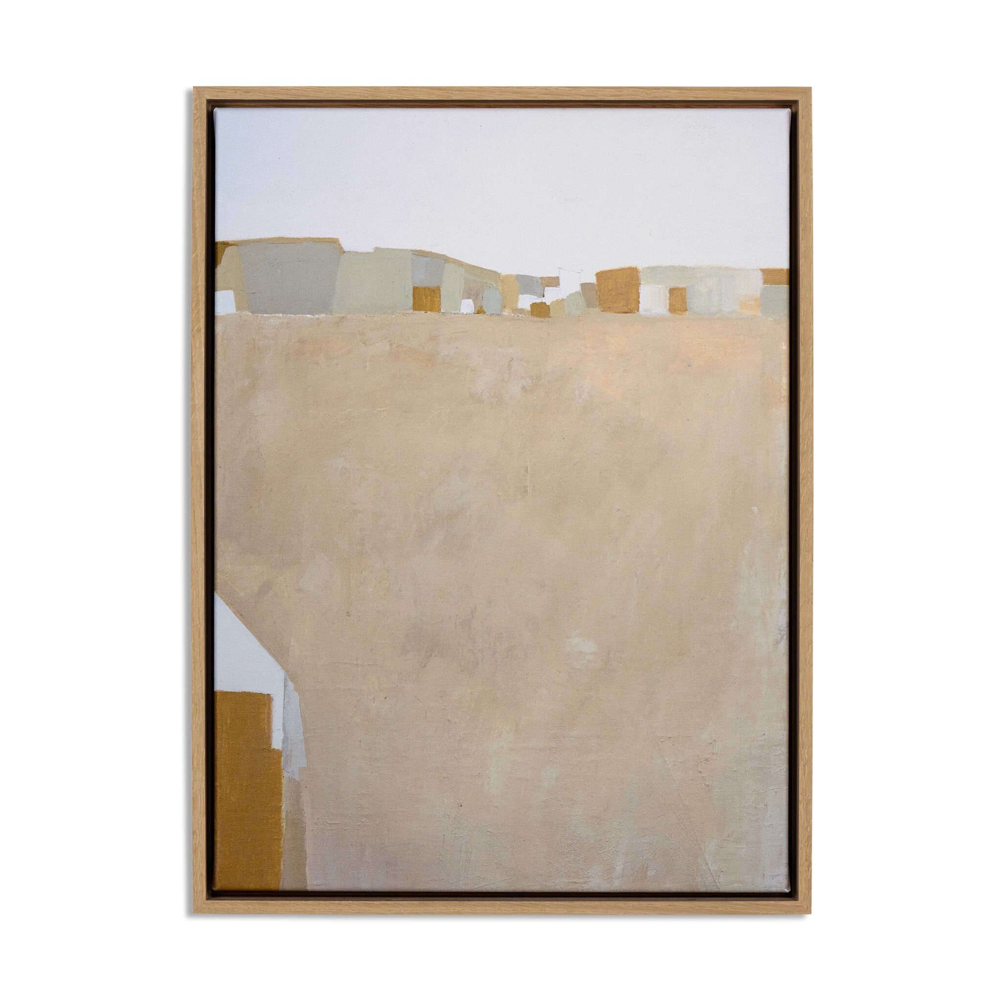 Uncovering Yourself by Melanie Biehle - Vertical Grain White Oak Floater - Image 1