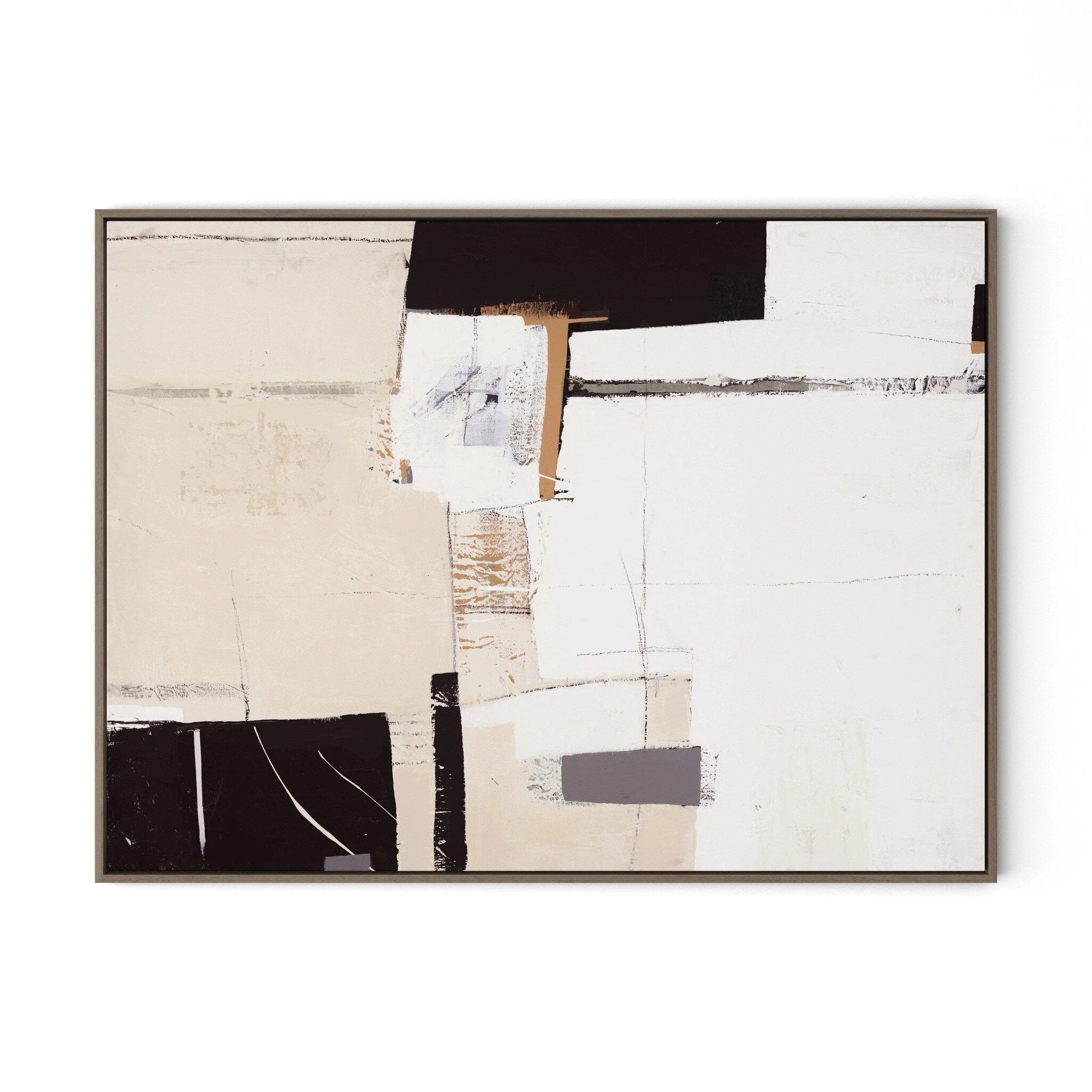 Properties by Matt Green - Rustic Walnut Floater | 40" x 60" - Image 1
