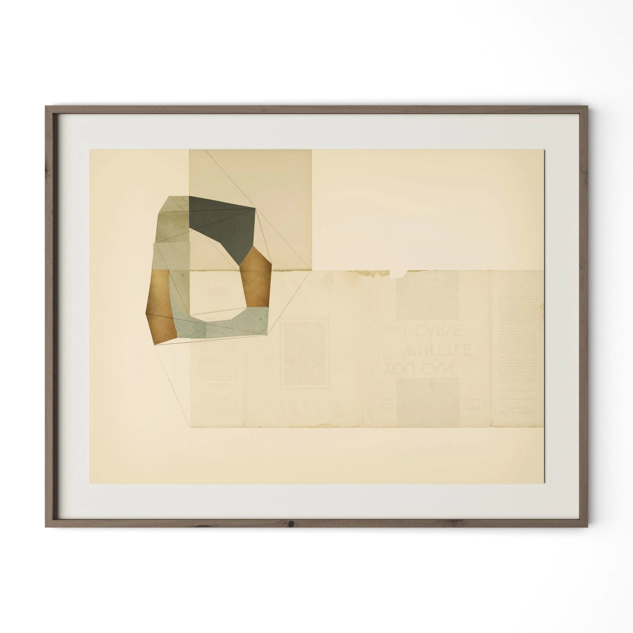 Places Of Connection by Amy Berlin - Rustic 2.5 Walnut | 37" x 48" - Image 1